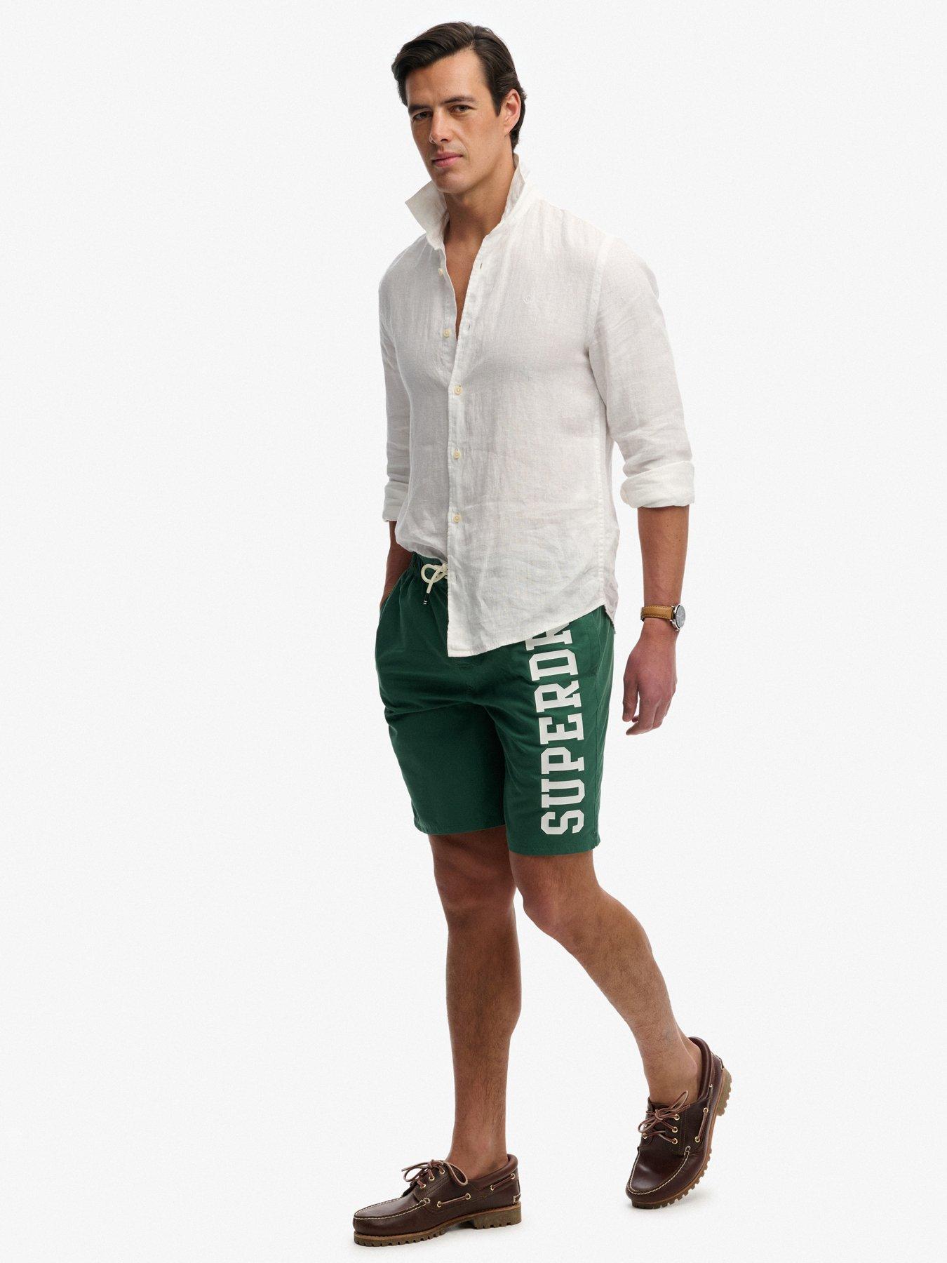 Image 7 of 7 of Superdry Superdry Logo 19-Inch Boardshorts - Green