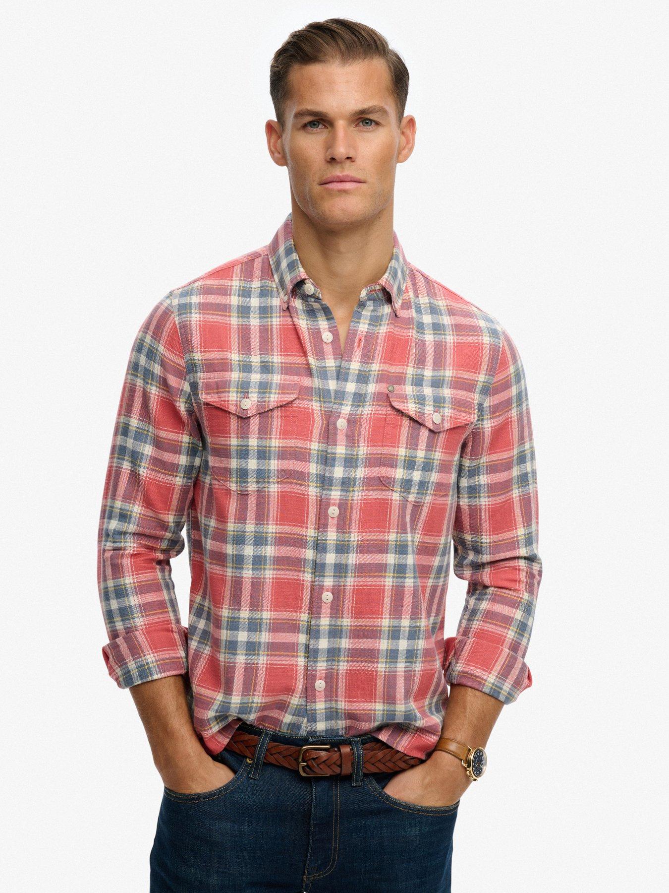 superdry-superdry-merchant-lite-check-shirt-orange