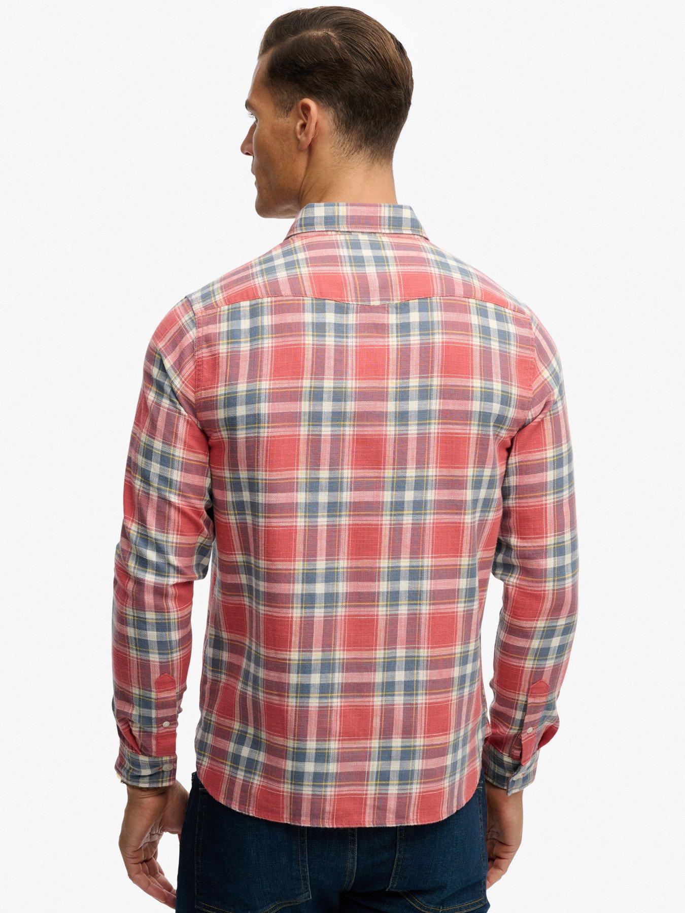 superdry-superdry-merchant-lite-check-shirt-orangestillFront