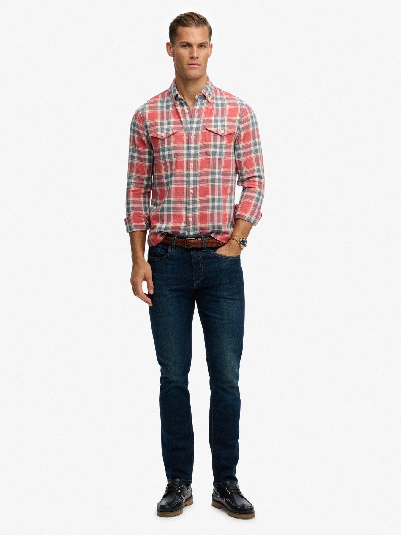 superdry-superdry-merchant-lite-check-shirt-orangeback