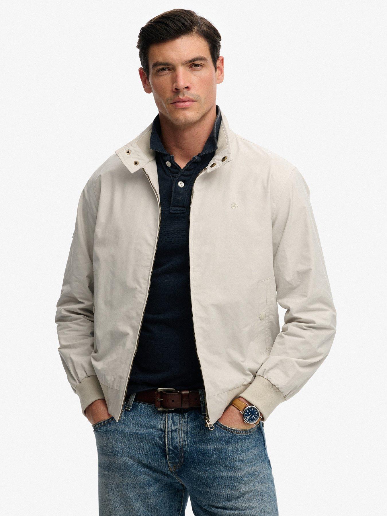 Superdry Superdry Classic Harrington Jacket - Grey