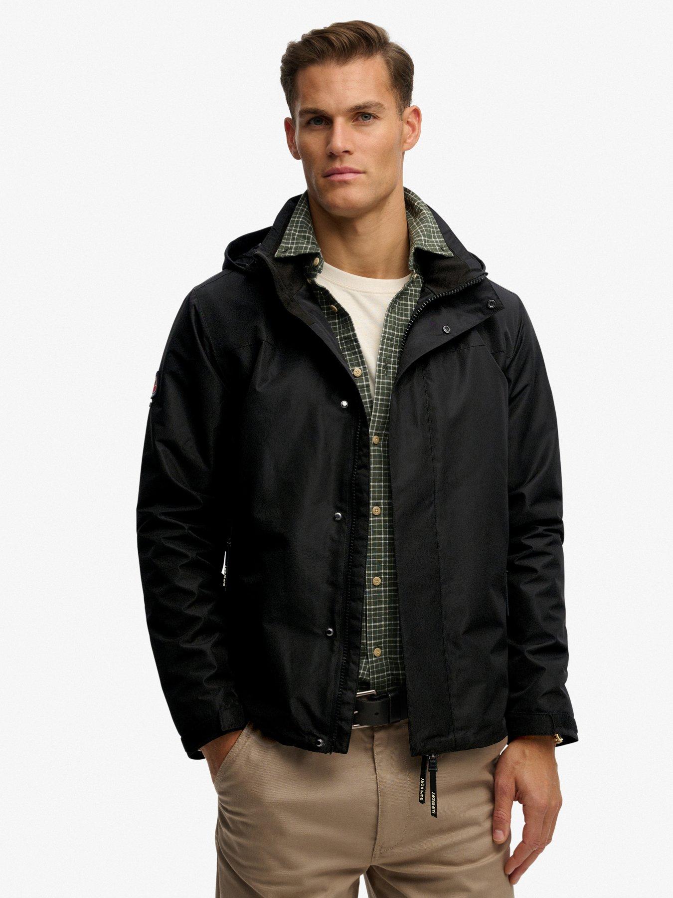Superdry Superdry Hooded Shell Jacket - Black