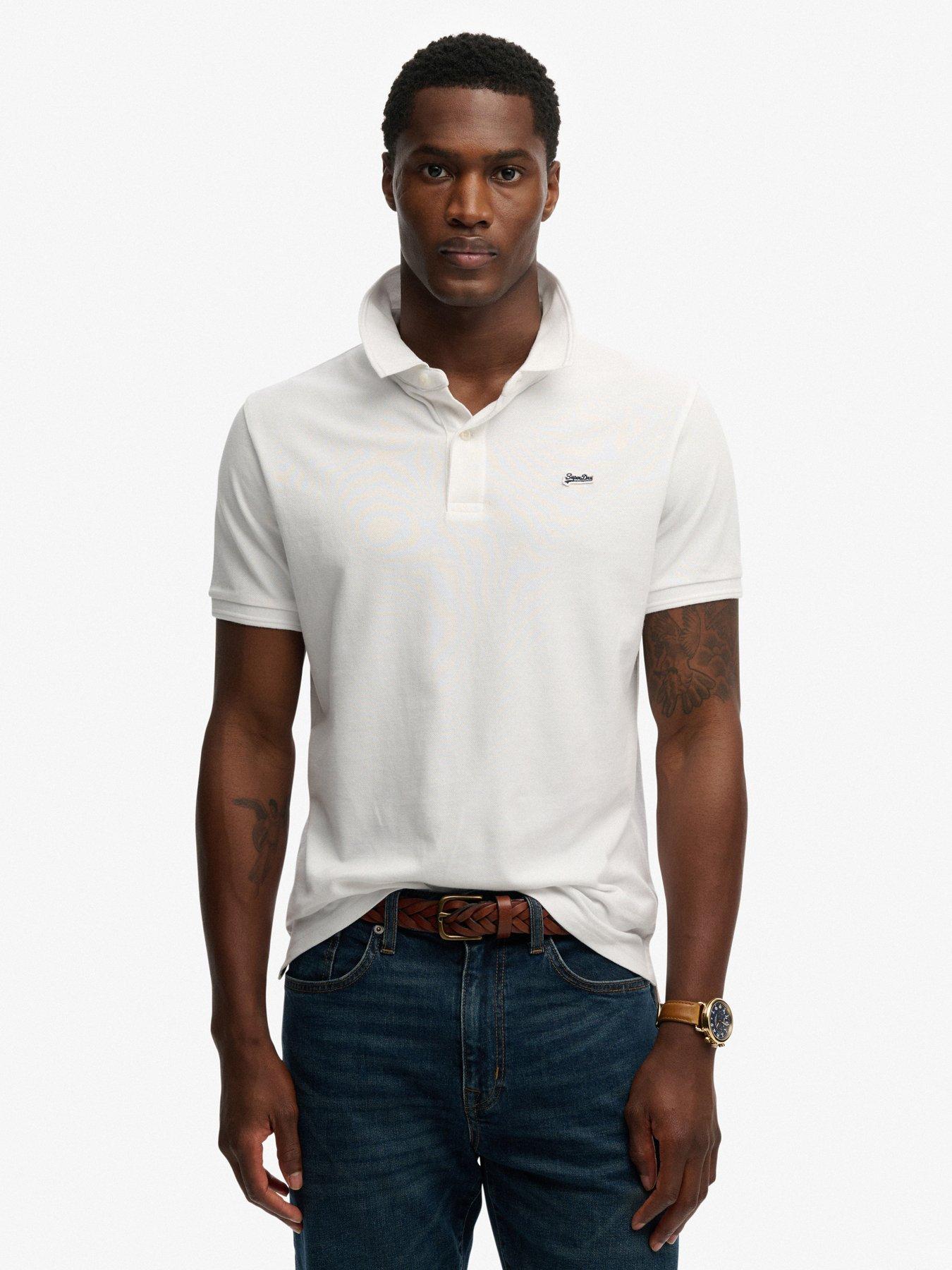 Superdry Superdry Classic Pique Polo Shirt - White