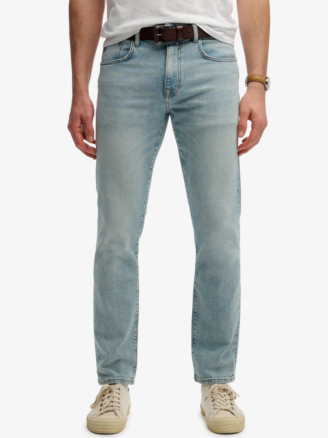 Superdry Superdry Cotton Vintage Slim Straight Jeans - Blue