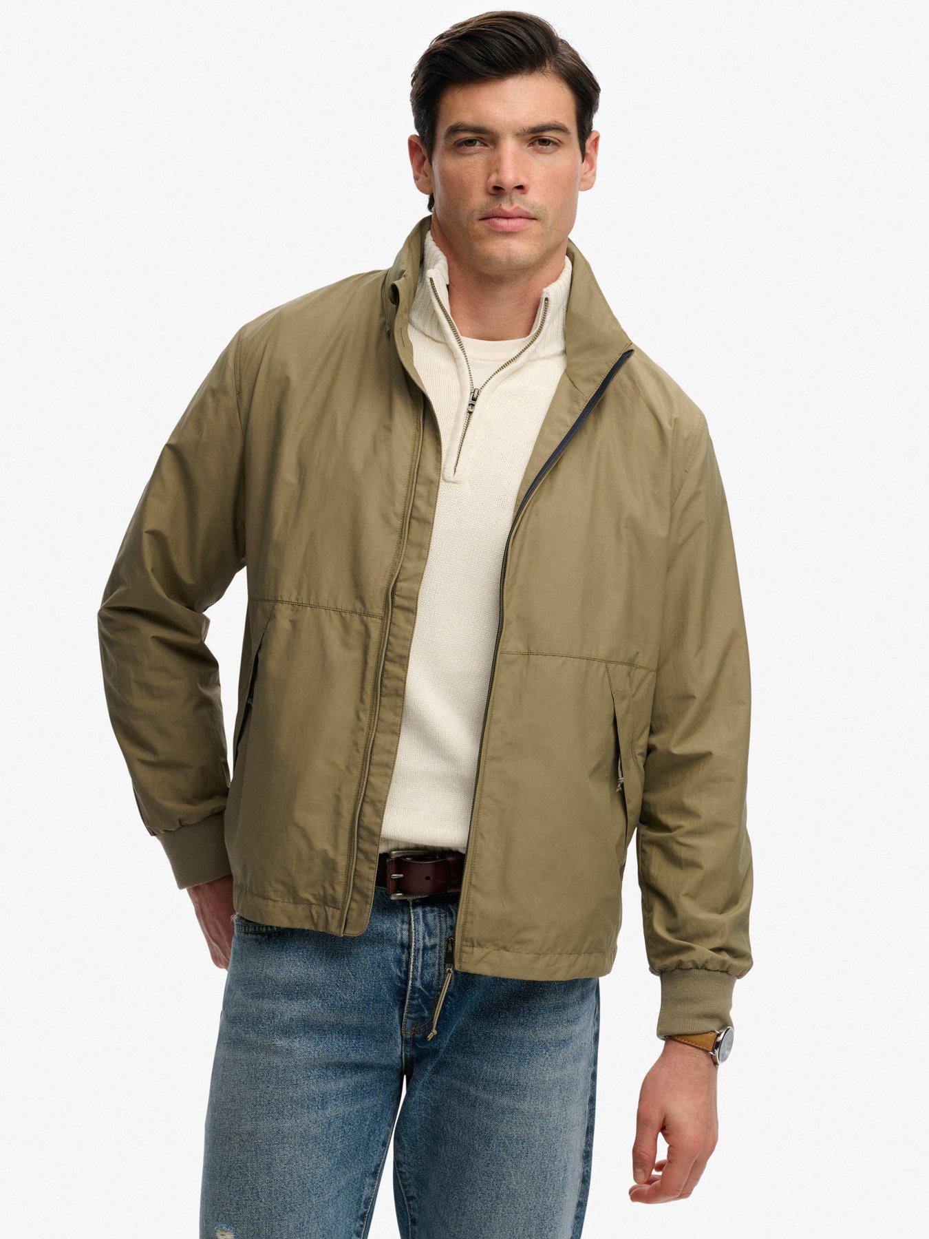 Superdry Superdry Flyweight Sports Jacket - Beige