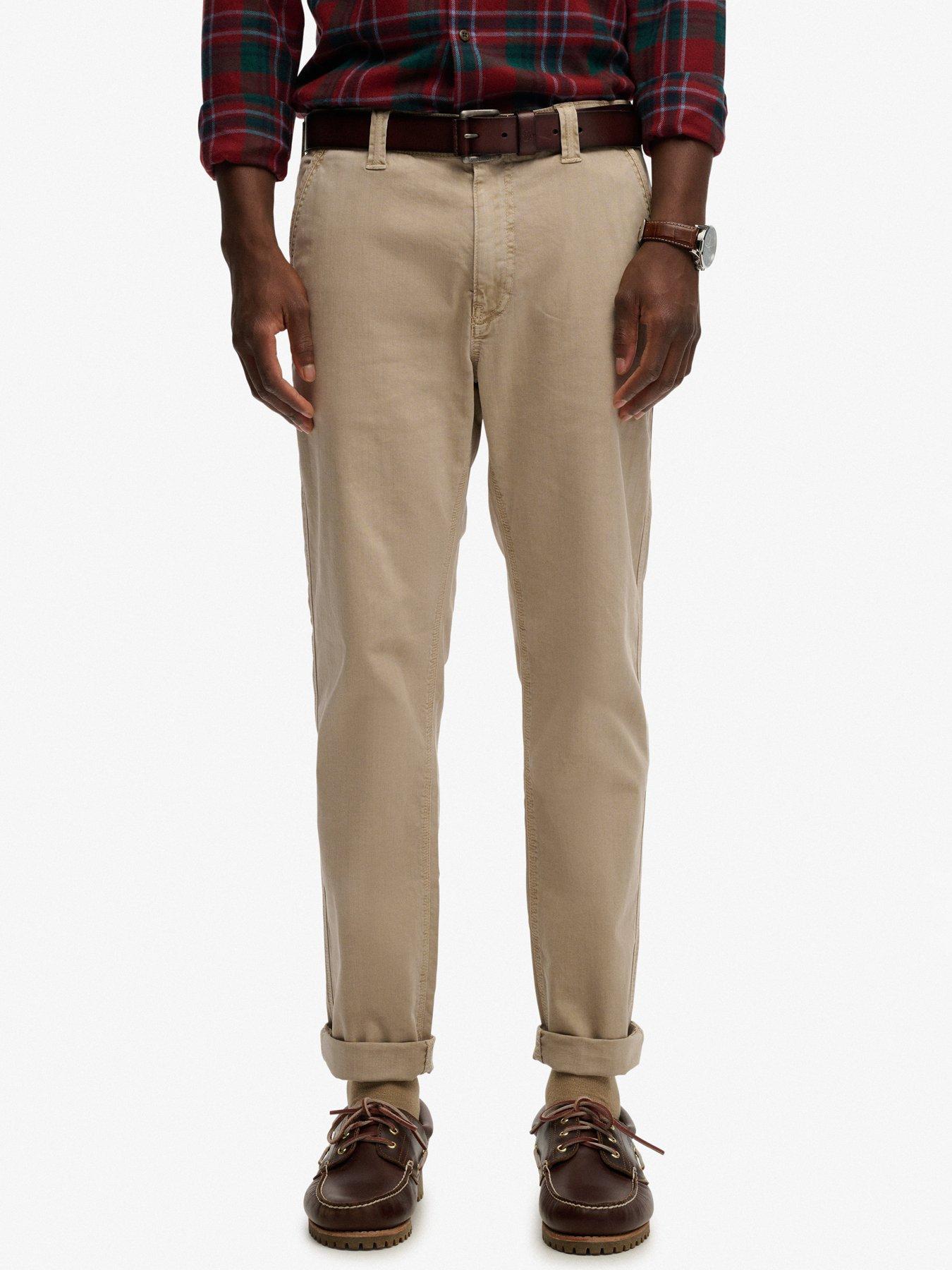 Superdry Superdry Utility Chino Trousers - Beige