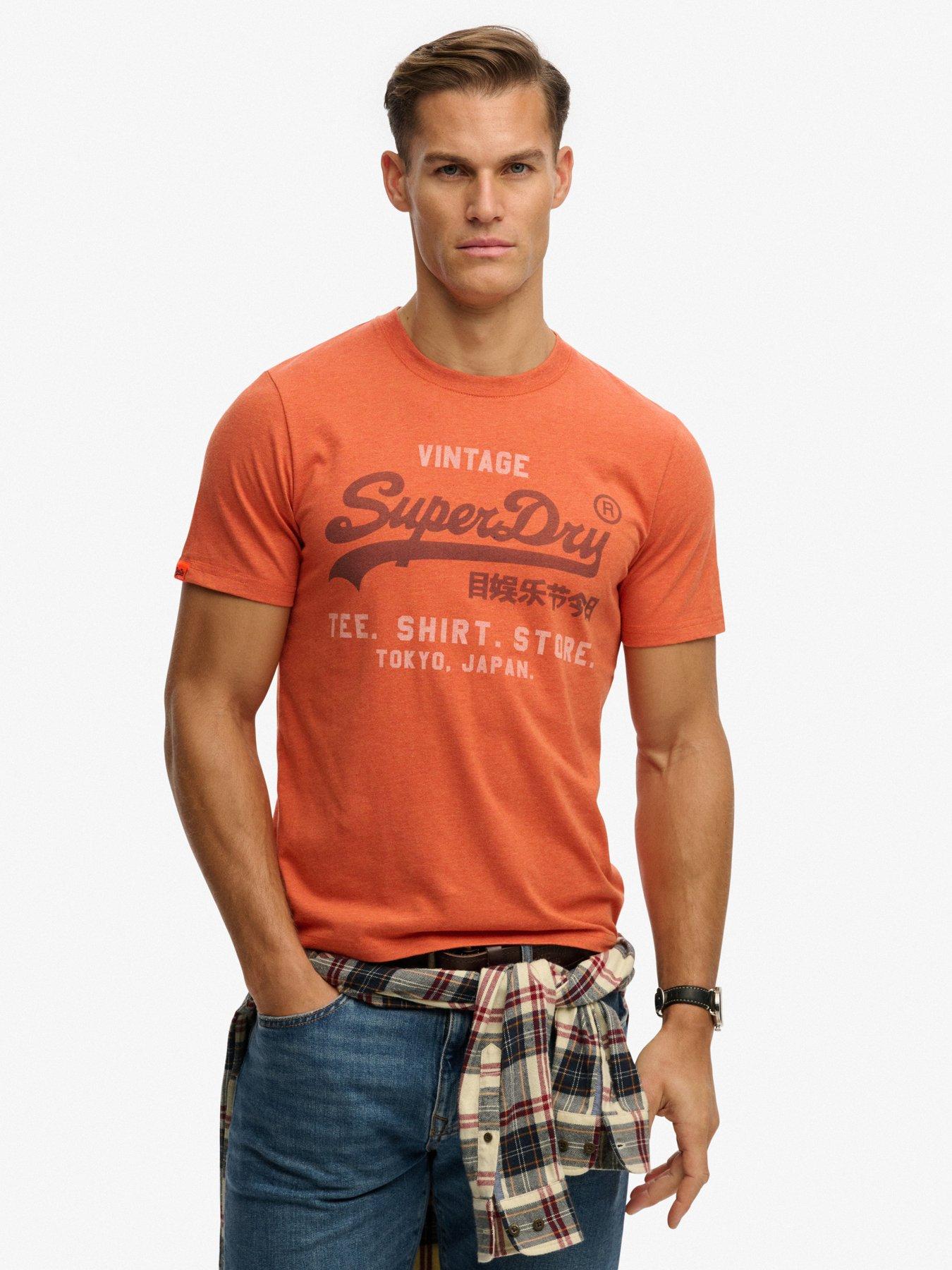 Superdry Superdry Vintage Logo Heritage Relaxed T-Shirt - Red