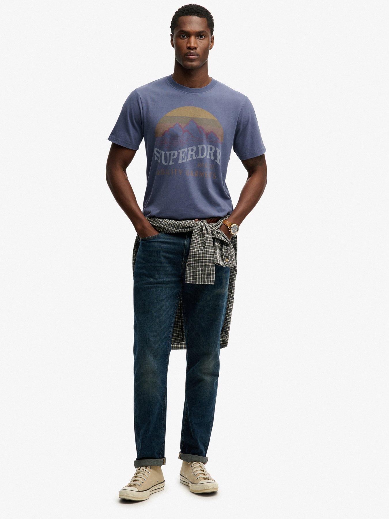 Image 3 of 5 of Superdry Superdry Outdoors Mountain Relaxed T-Shirt - Navy