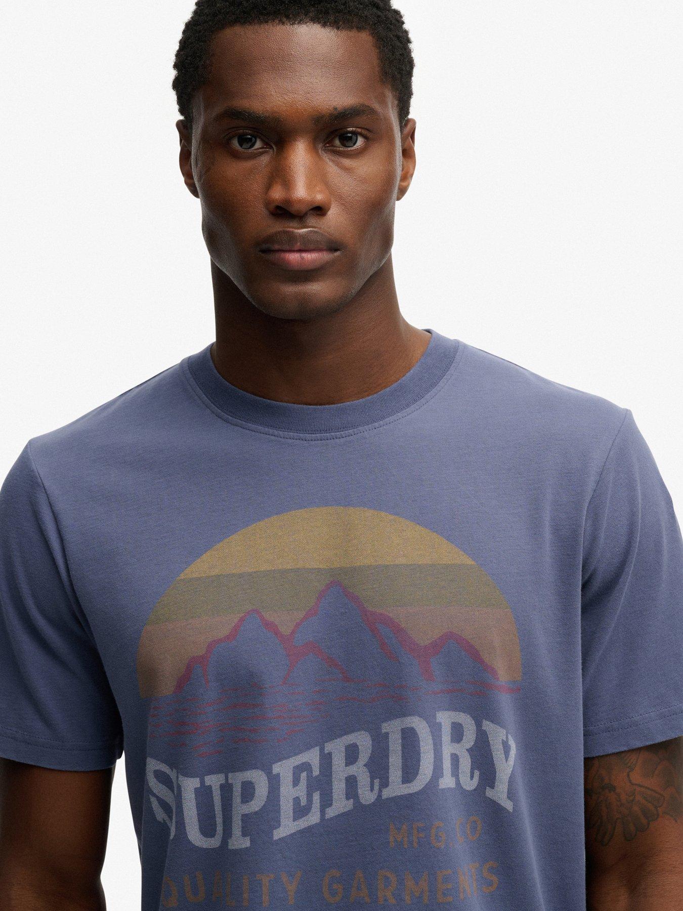 Image 4 of 5 of Superdry Superdry Outdoors Mountain Relaxed T-Shirt - Navy