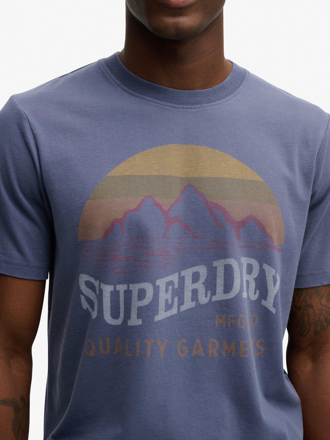 Image 5 of 5 of Superdry Superdry Outdoors Mountain Relaxed T-Shirt - Navy
