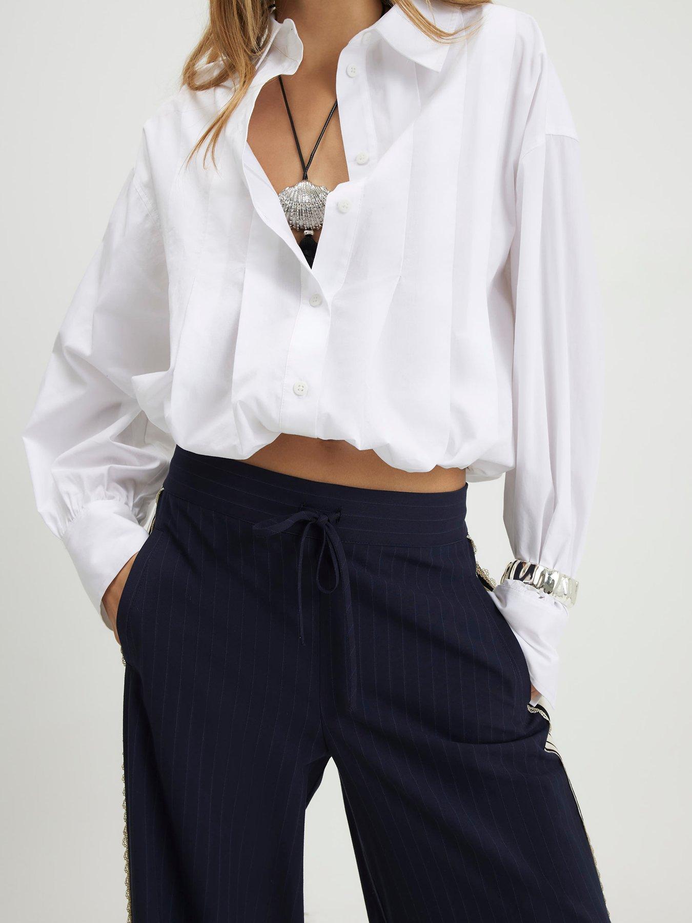 river-island-crochet-side-stripe-jogger-blueoutfit