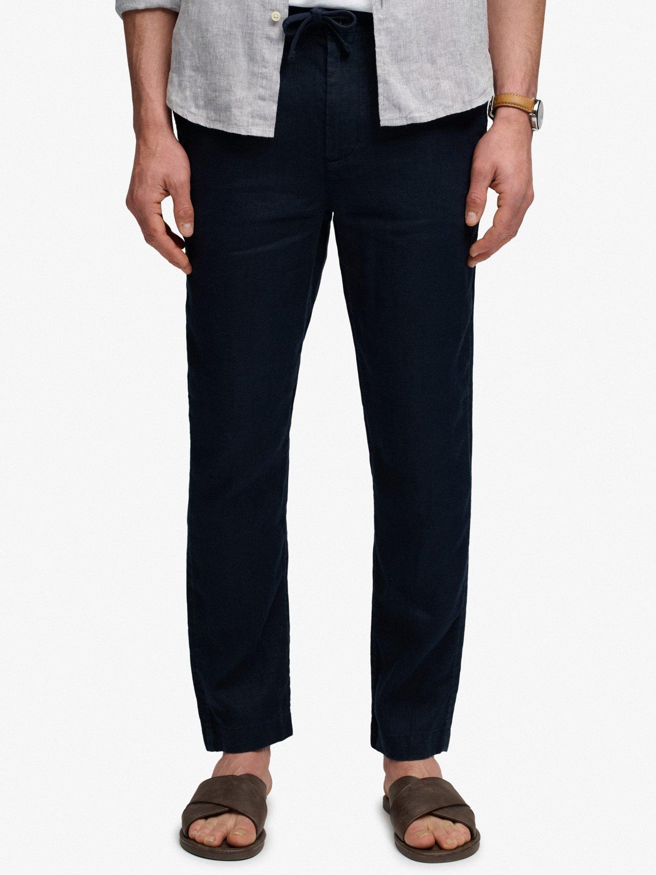 Superdry Superdry Essential Woven Trousers - Navy