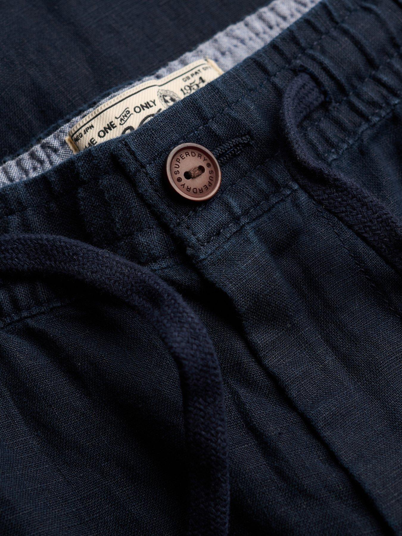 Image 6 of 6 of Superdry Superdry Essential Woven Trousers - Navy