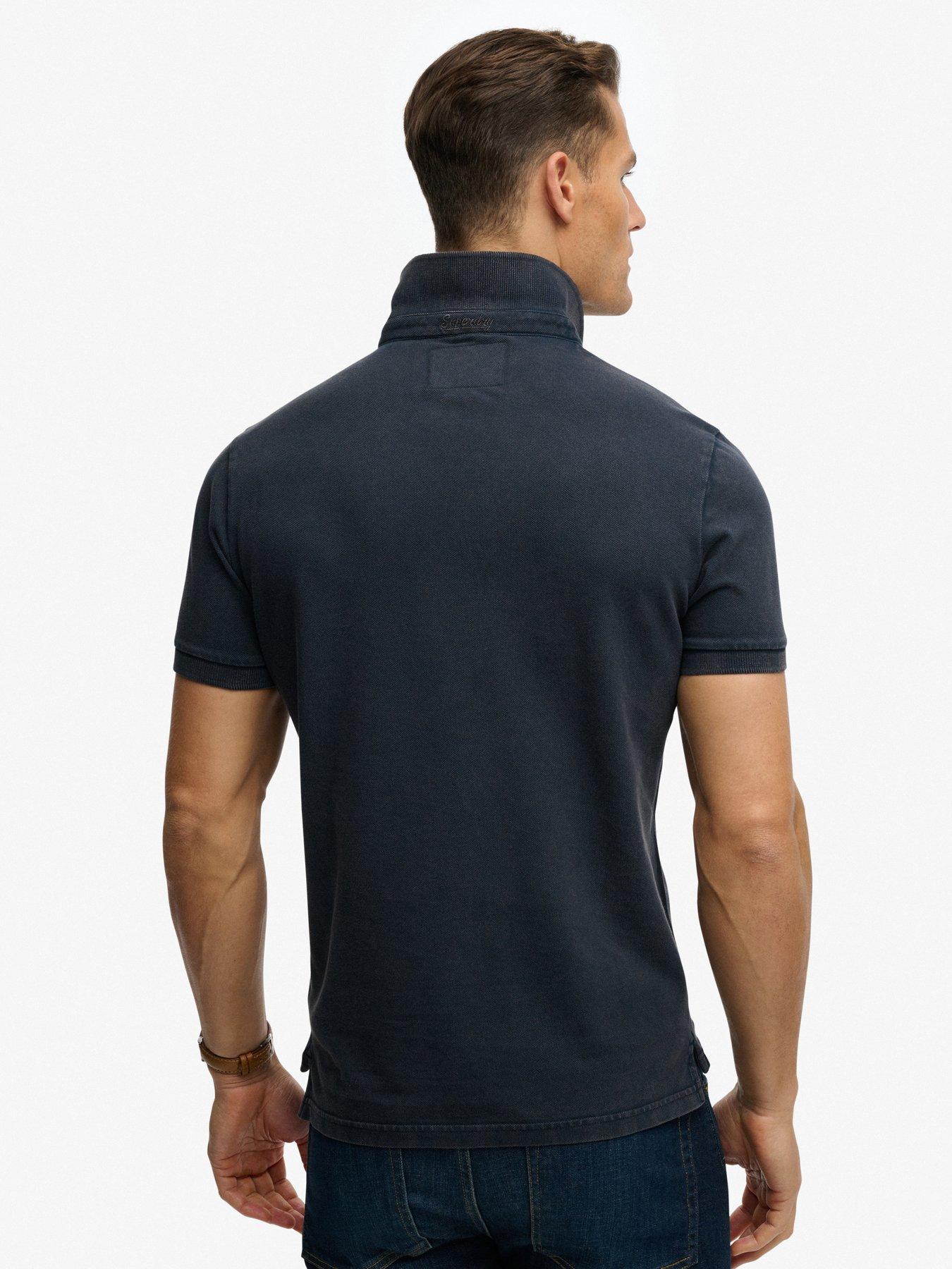 superdry-vintage-destroy-polo-shirt-navystillFront