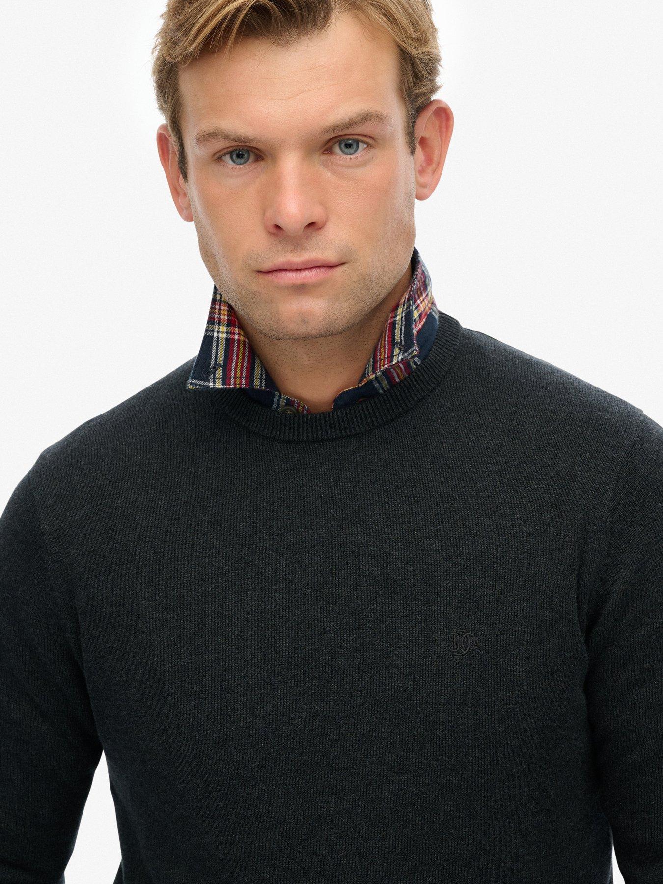 superdry-superdry-essentials-cotton-knitted-jumper-dark-greyoutfit