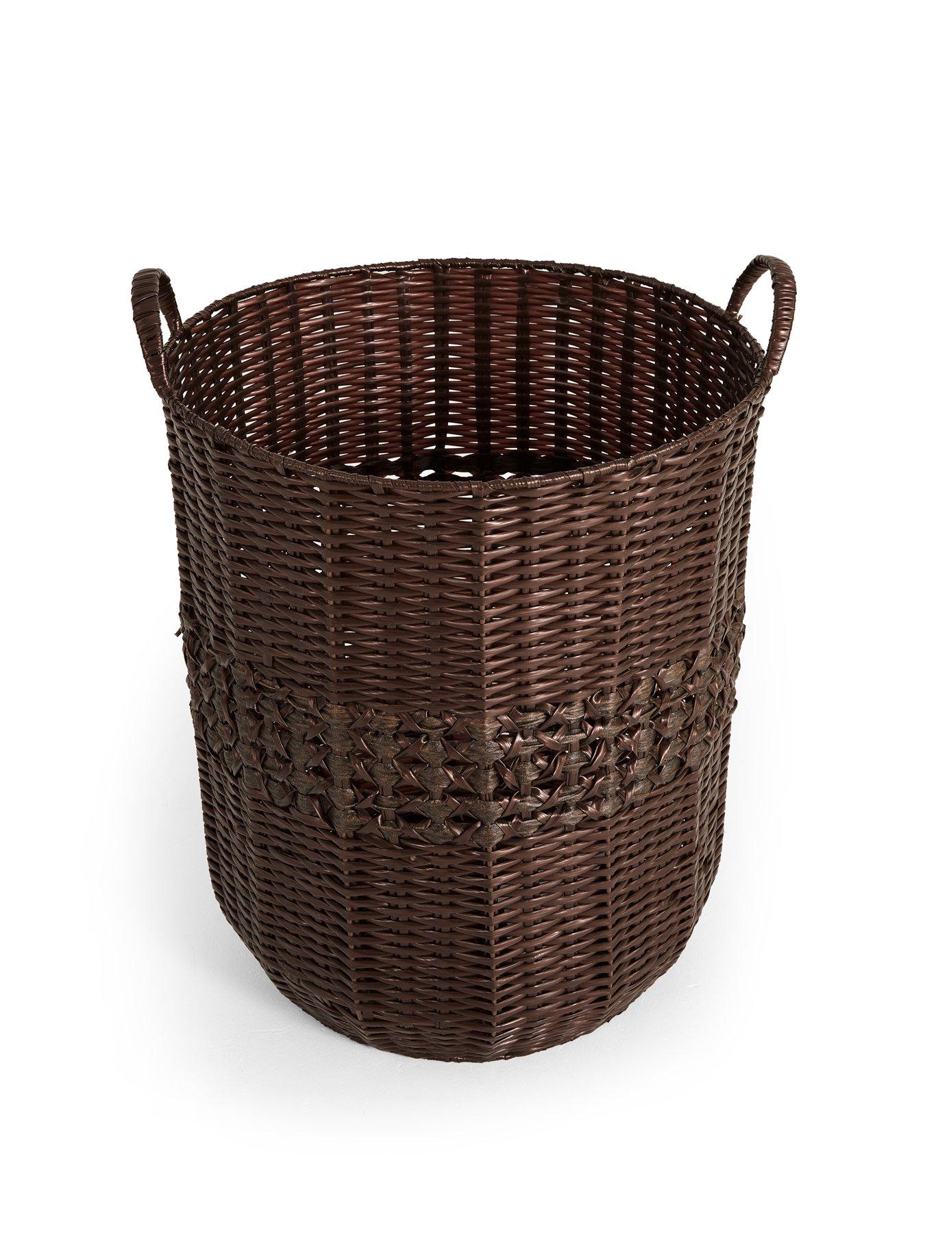 Image 3 of 8 of The Very Collection Laundry Basket With Handle