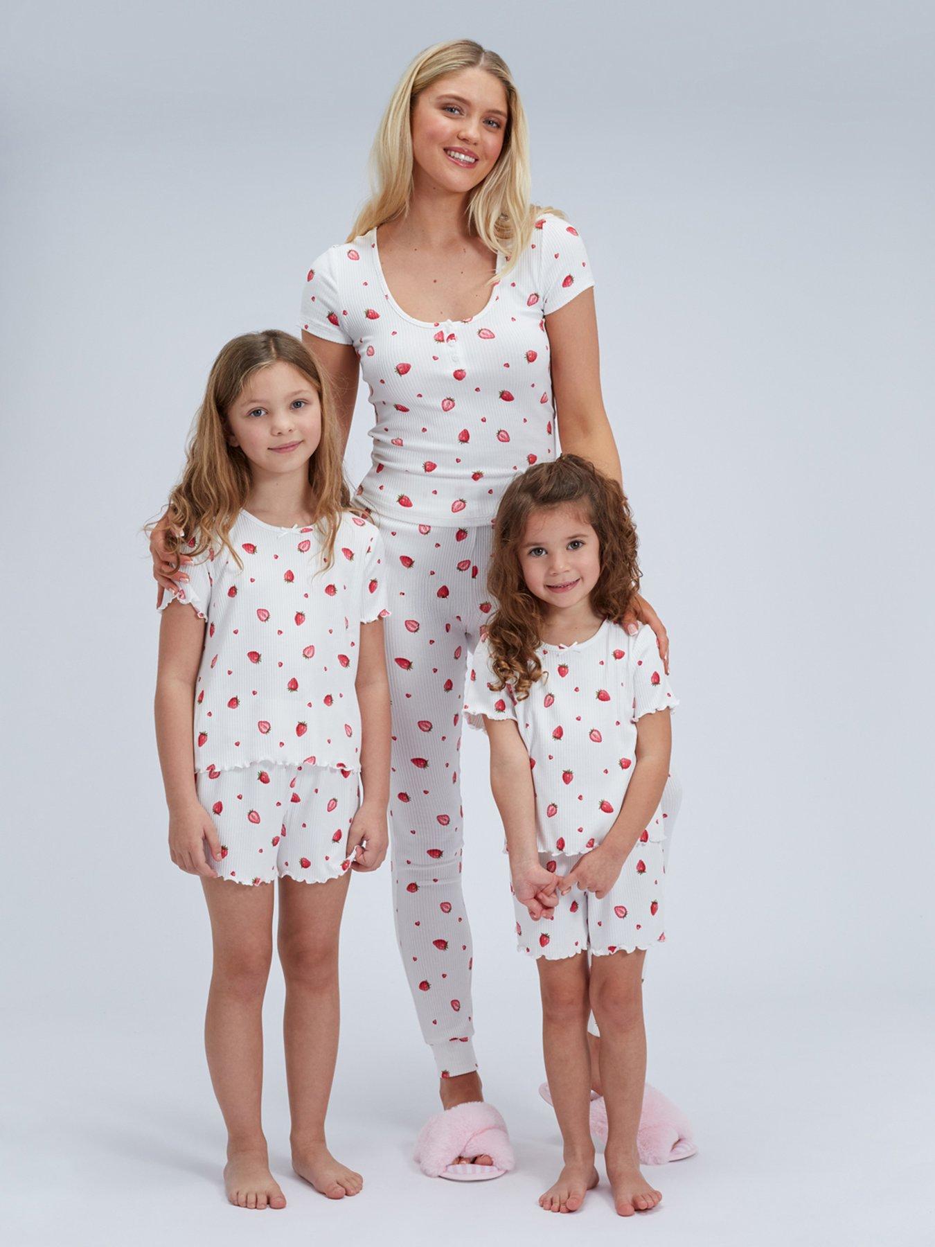 boux-avenue-girls-strawberry-rib-short-pyjamas-ivory-mix