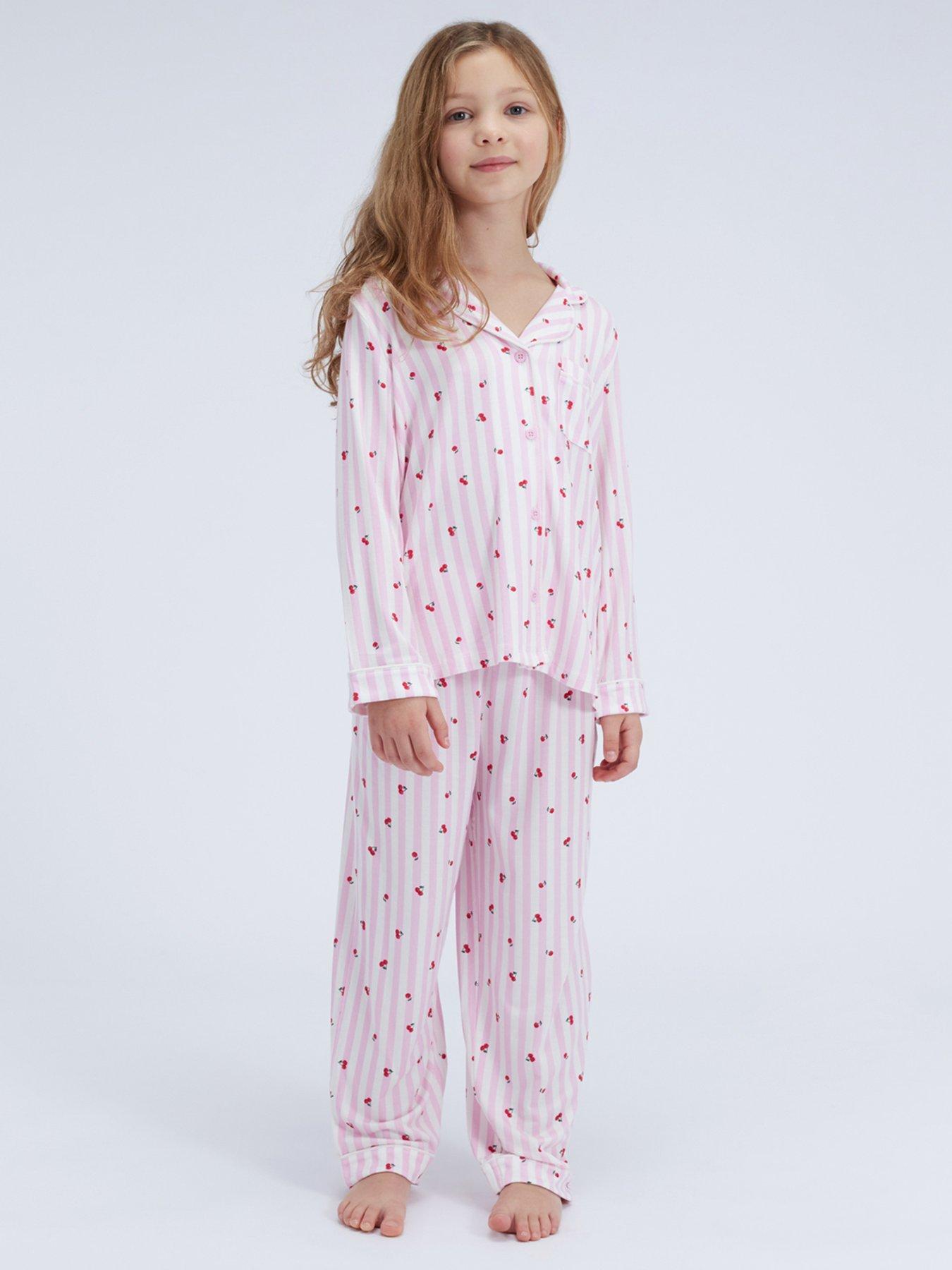 boux-avenue-girls-cherry-stripe-modal-pyjamas-pink-mixback
