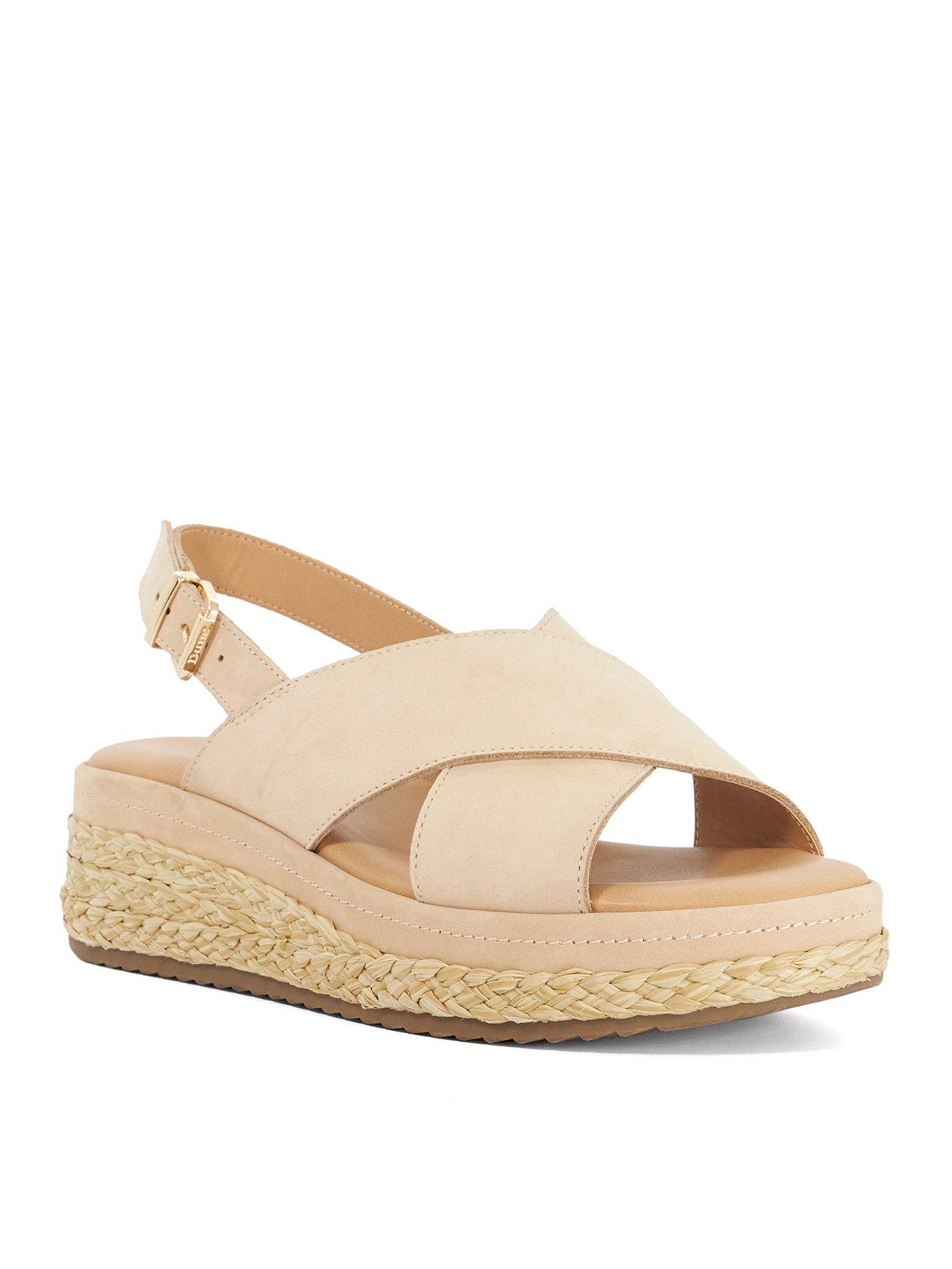 dune-london-kiya-crossover-strap-sandal-pinkstillFront