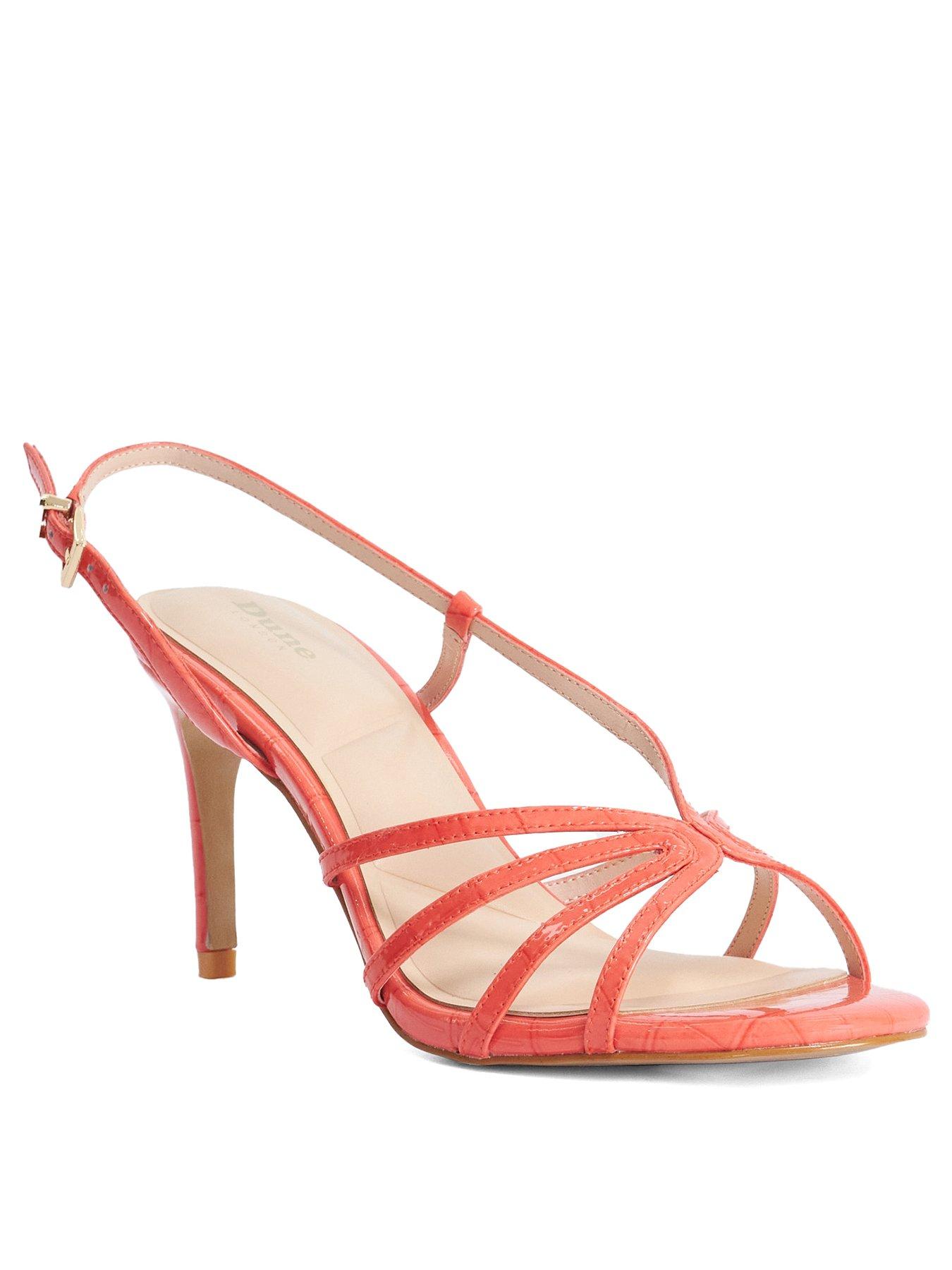 Image 2 of 6 of Dune London Morning Strap Heel - Pink
