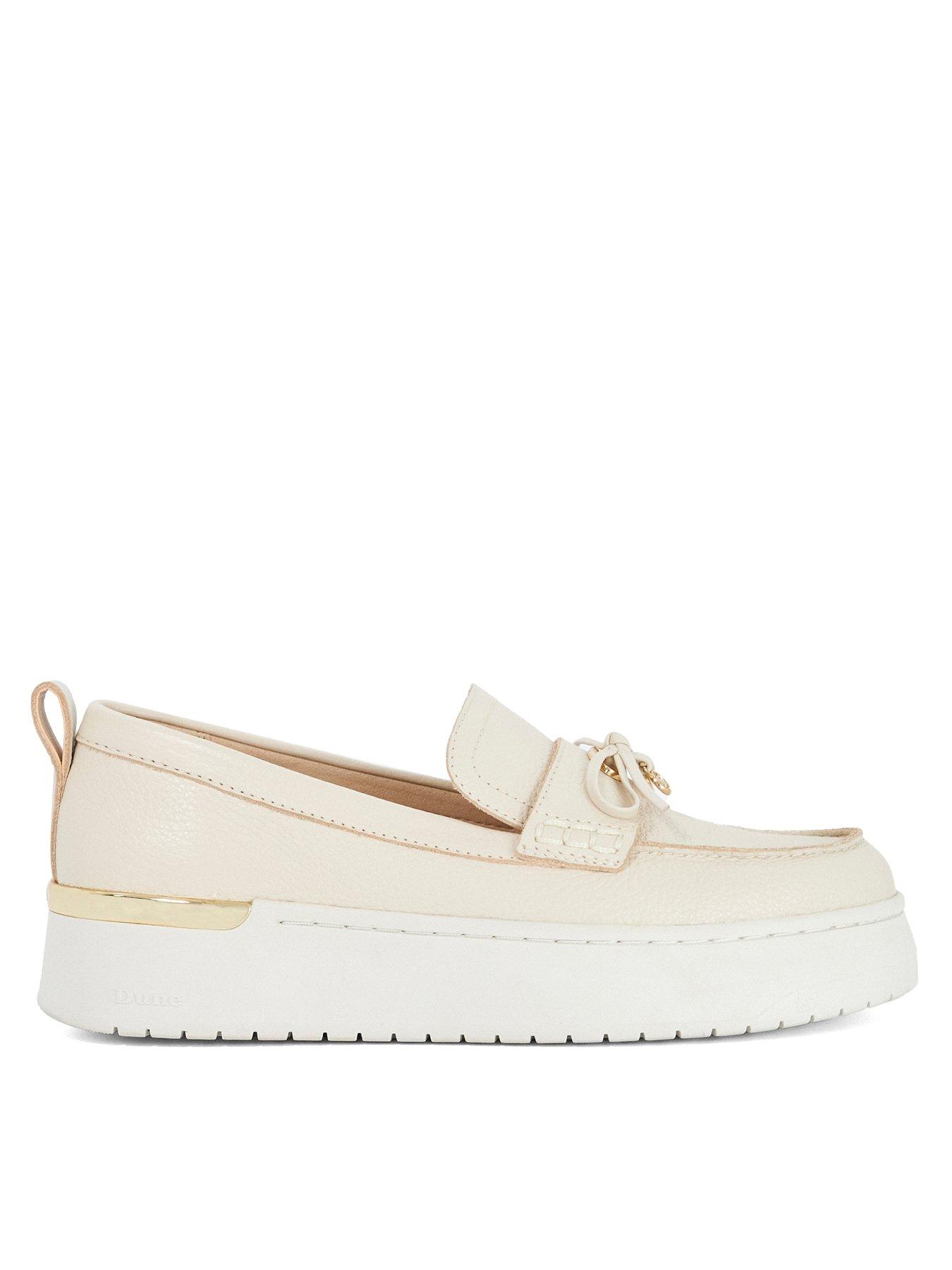 dune-london-glide-flatform-casual-loafer-whitefront