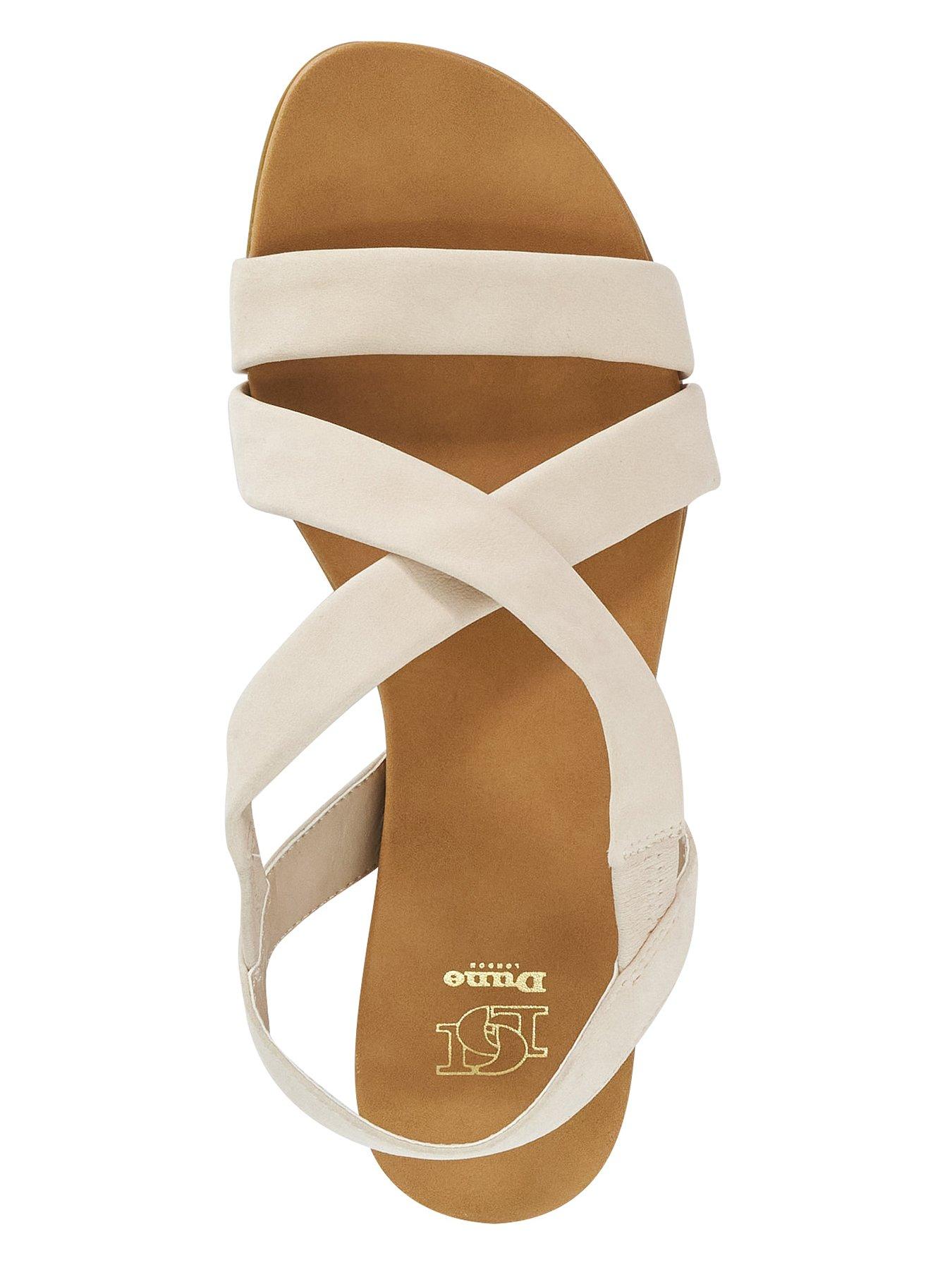 dune-london-landies-flat-sandals-whiteoutfit