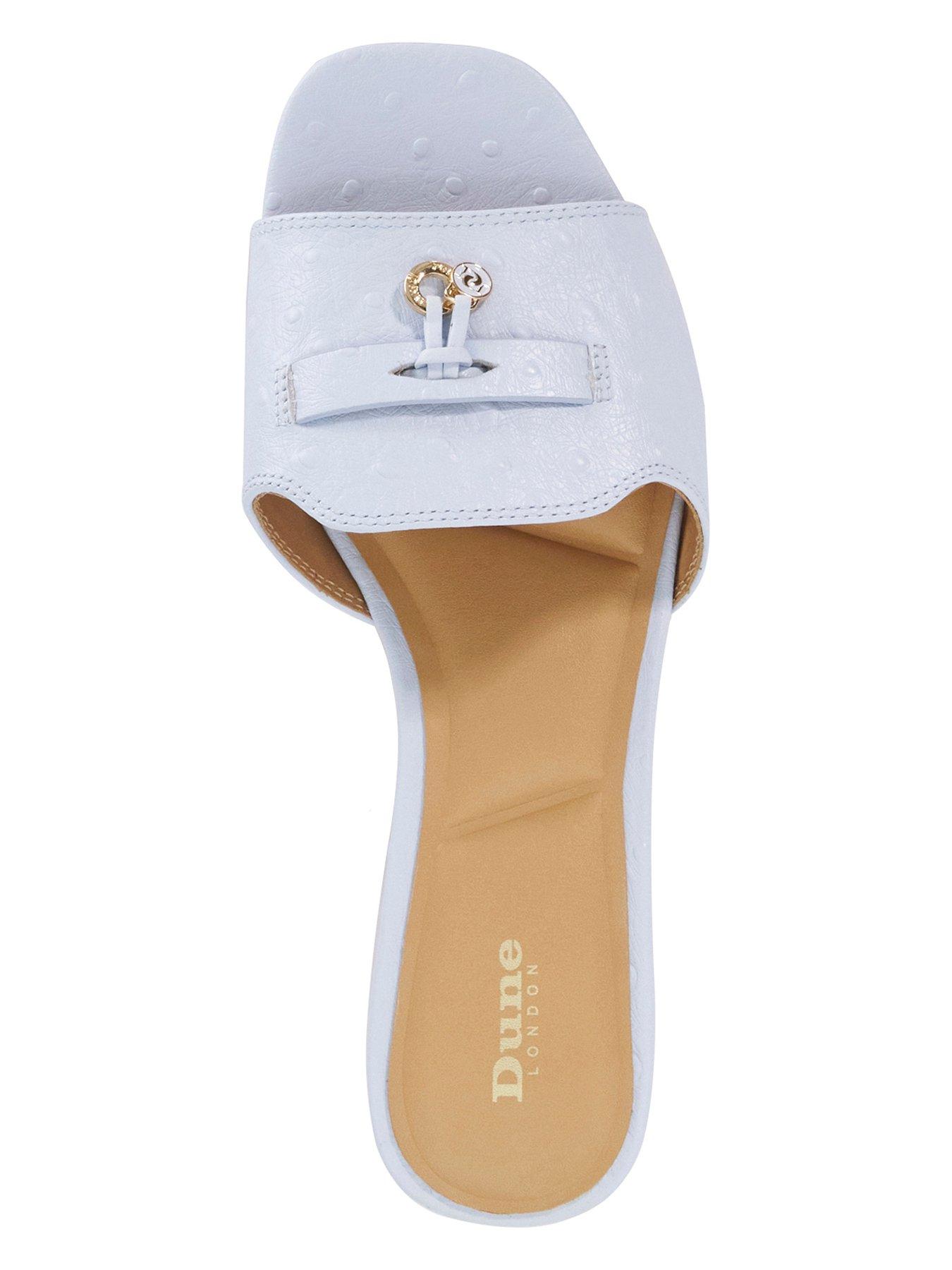 Image 4 of 5 of Dune London Lindo Flat Sandal - Blue