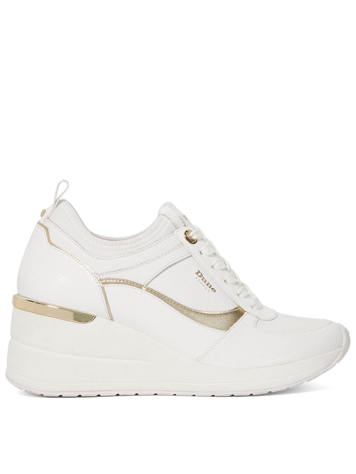 dune-london-elarah-trainer-wedge-whitefront