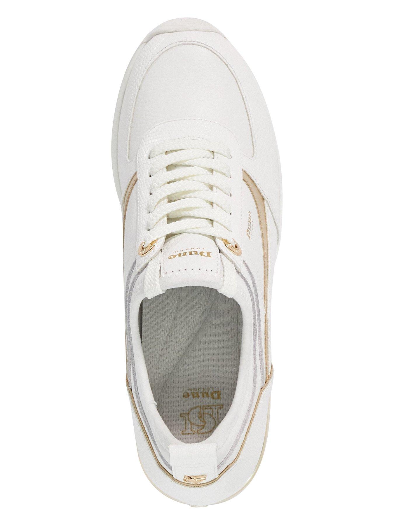 dune-london-elarah-trainer-wedge-whiteoutfit