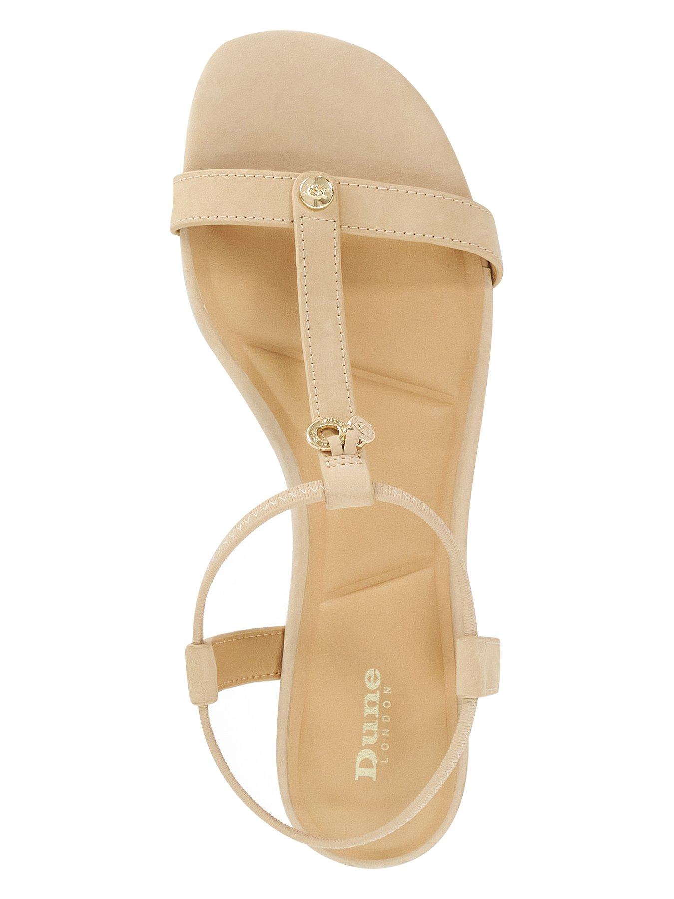 Image 4 of 6 of Dune London Lyra Open Toe Sandal - White