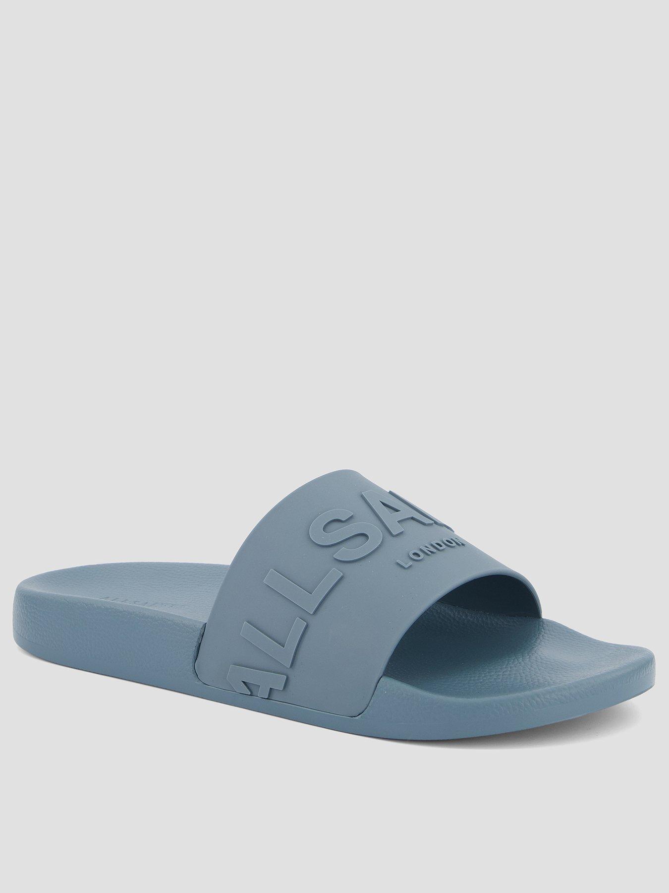 Image 1 of 7 of AllSaints Biggy Slider - Navy
