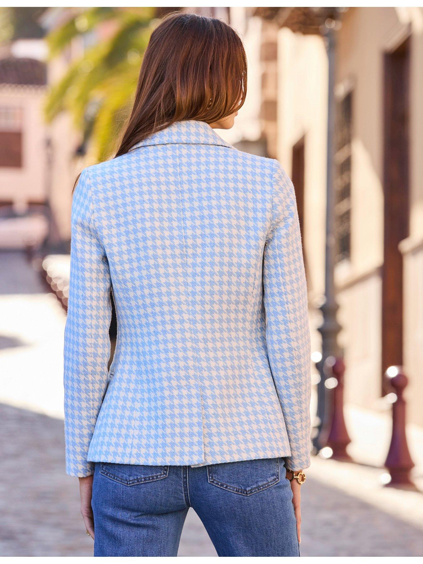 sosandar-luxe-houndstooth-print-blazer-bluestillFront