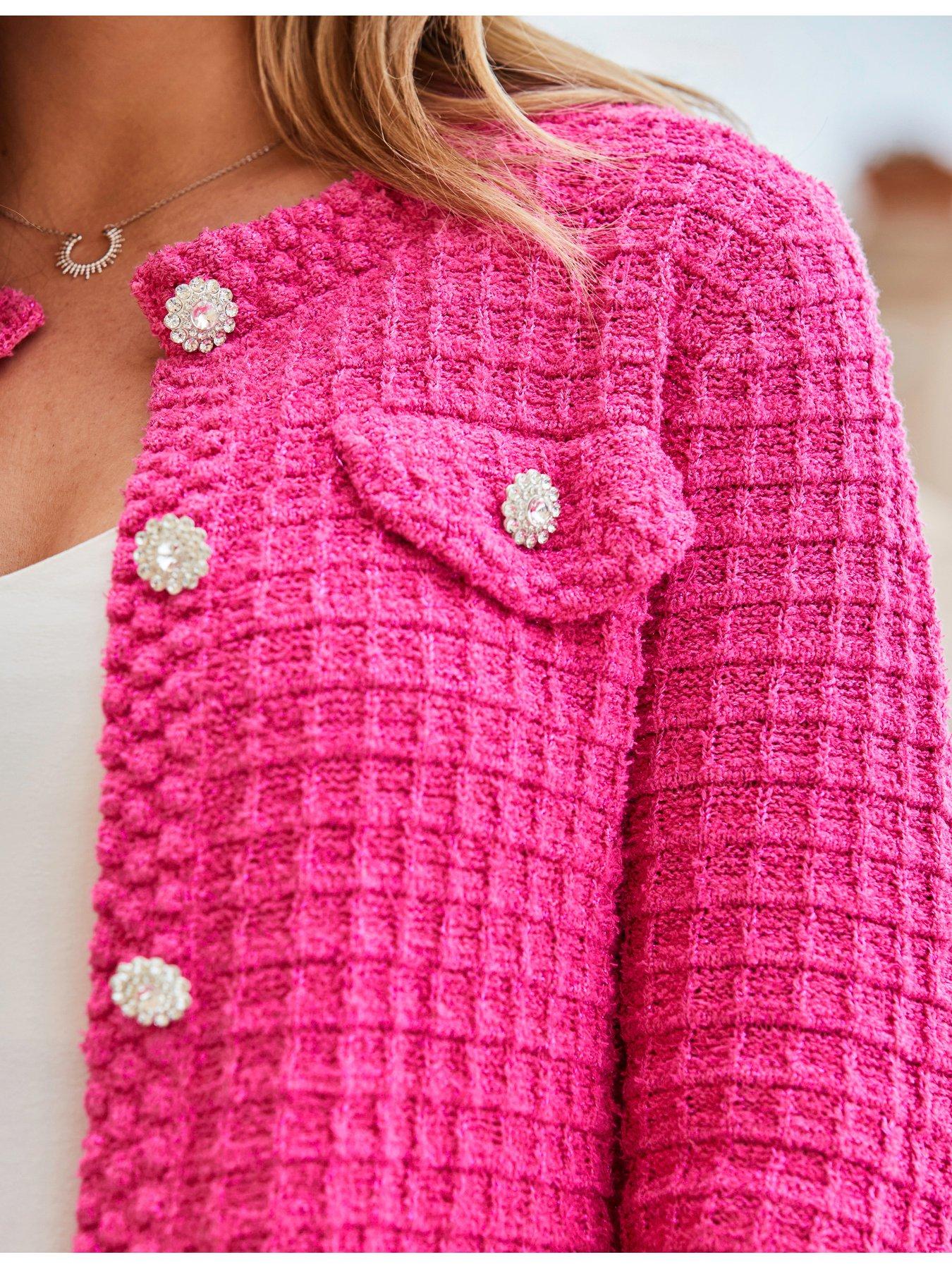 sosandar-waffle-stitch-trophy-cardigan-pinkoutfit