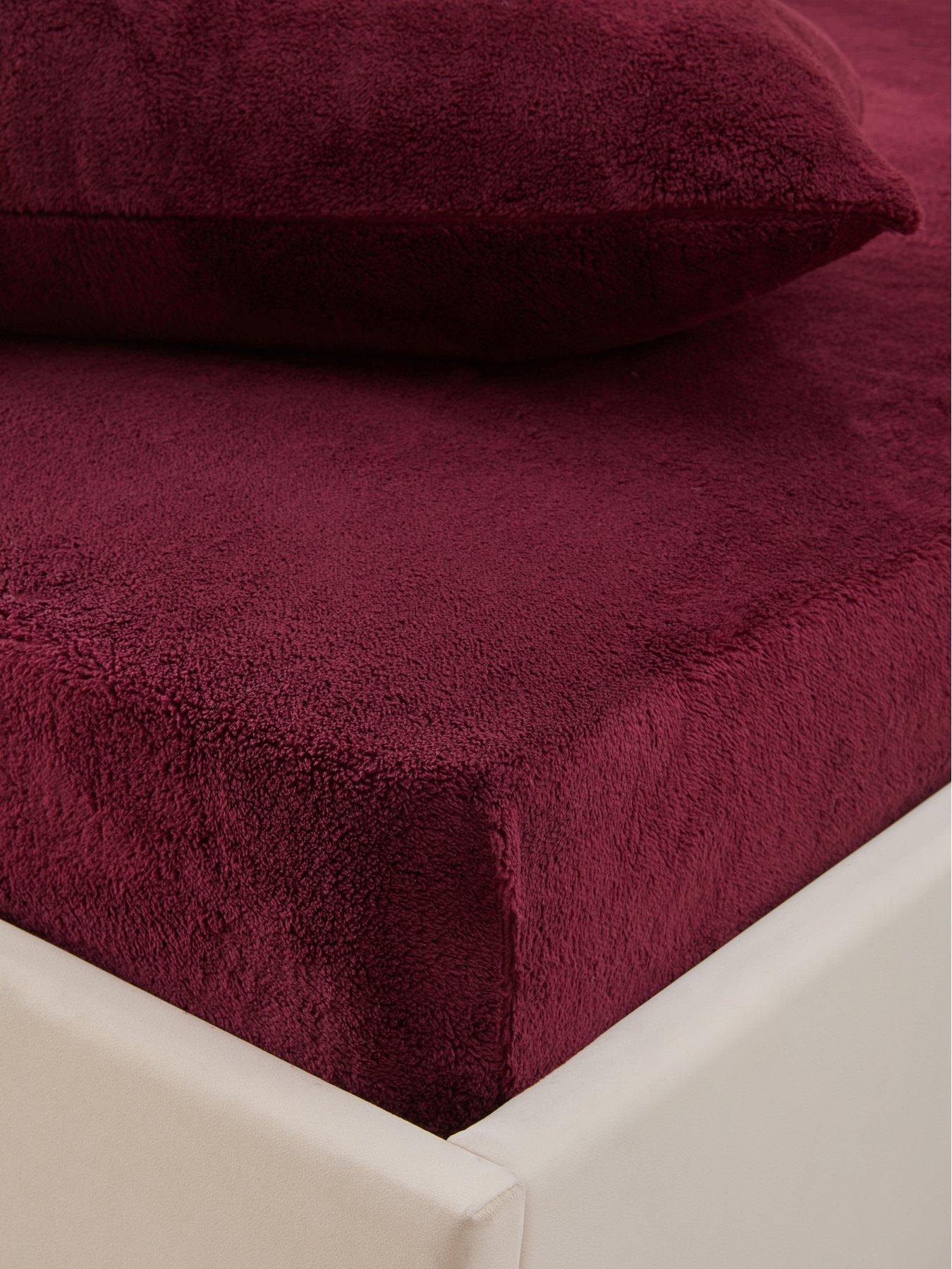 Image 1 of 5 of The Very Collection Everyday Teddy Fleece Fitted Sheet