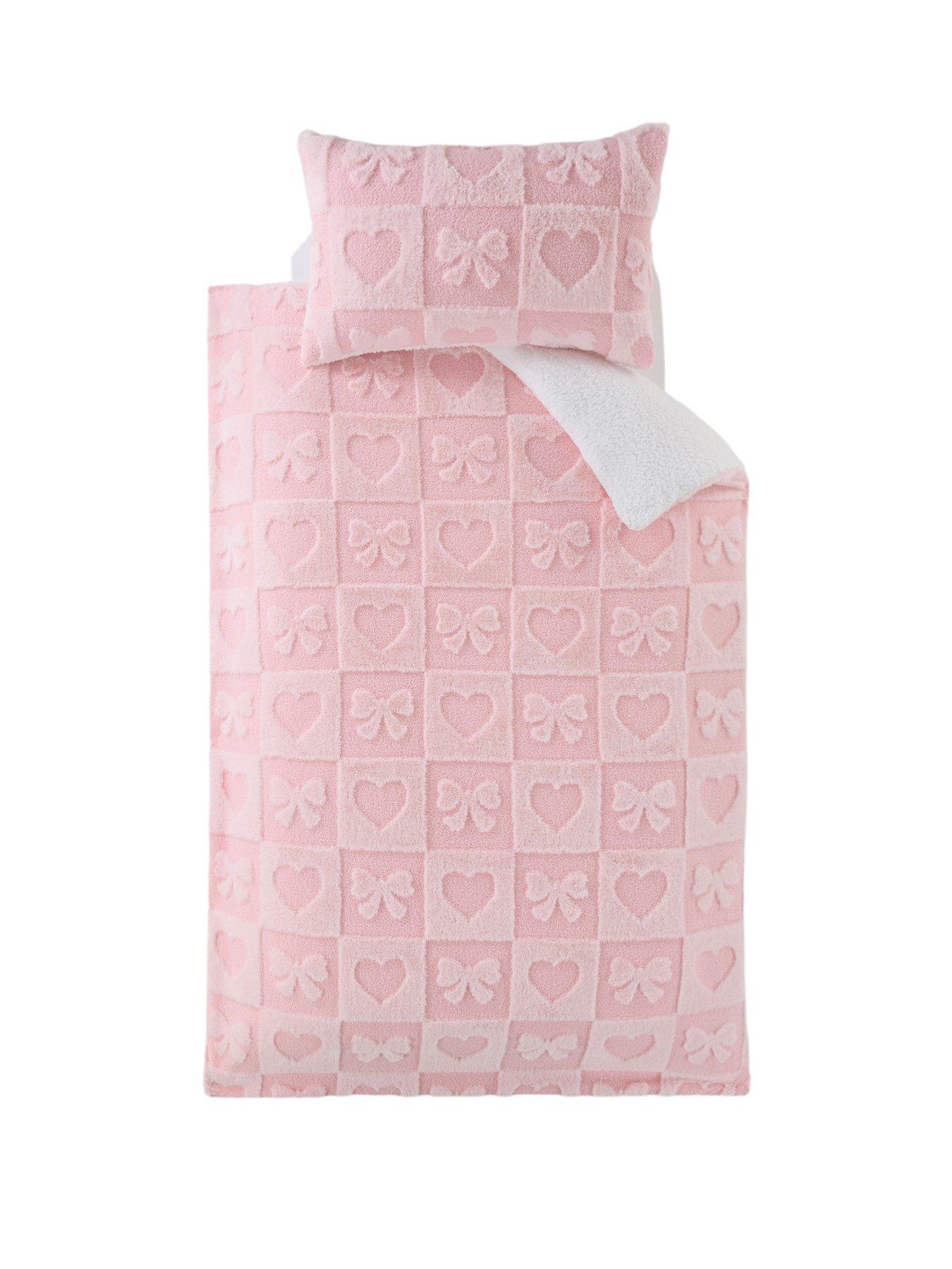 Image 2 of 4 of The Very Collection Cosy Bow And Heart Duvet Set