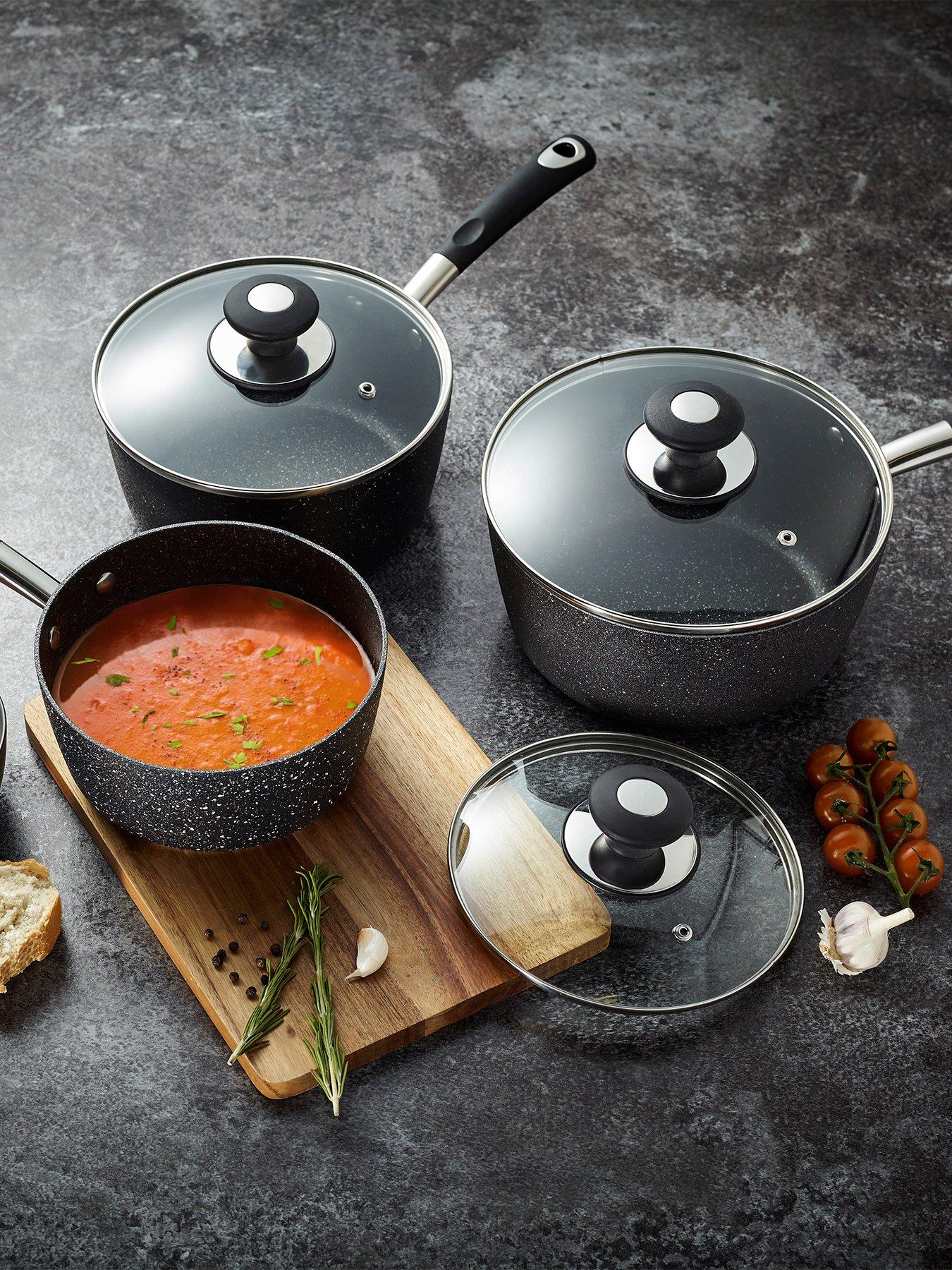 tower-precision-3-piece-non-stick-pan-set-soft-grip-handles-blackfront
