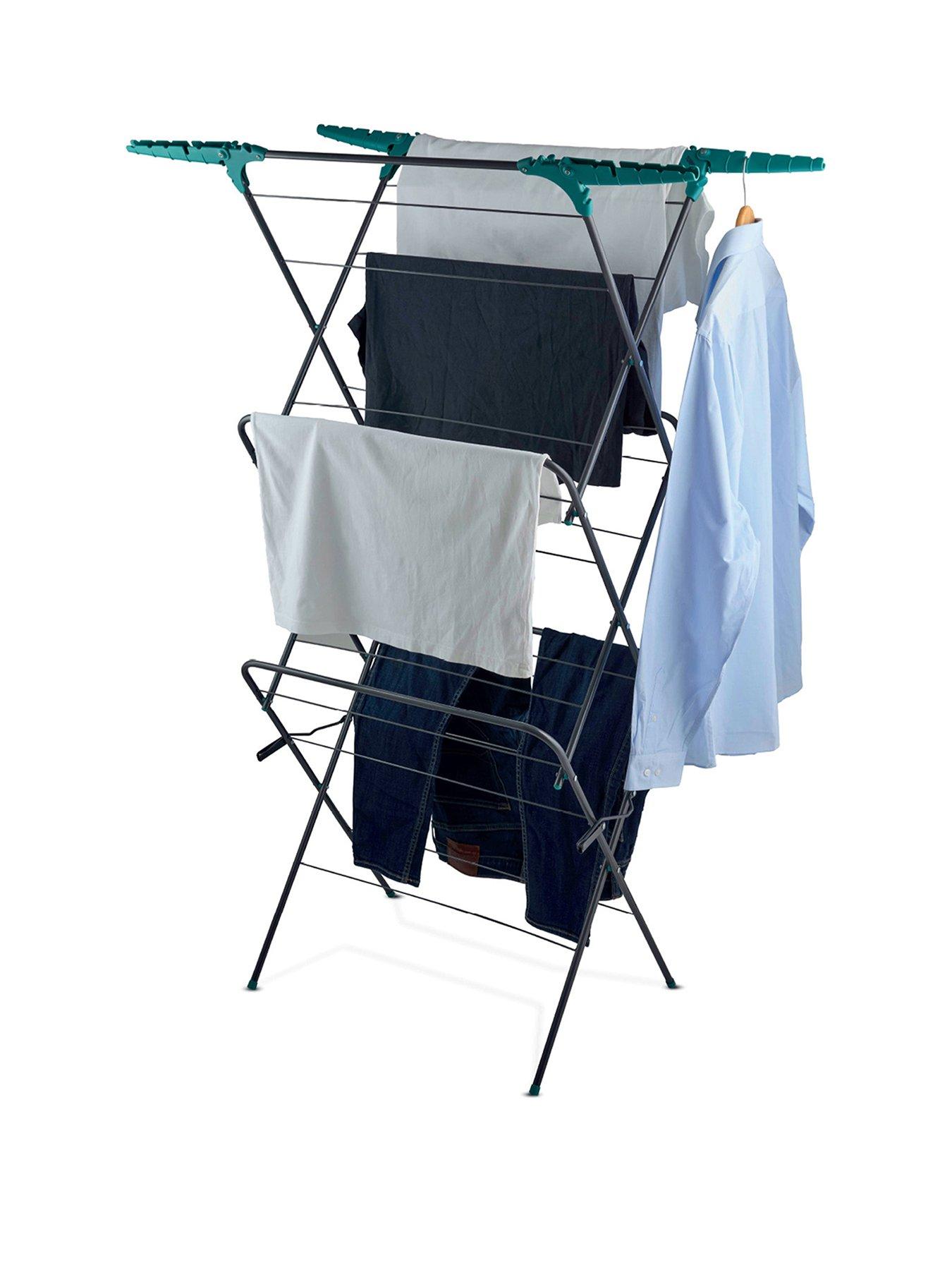 tower-3-tier-concertina-airer-with-fold-out-hooks-anthracite-amp-tealstillFront