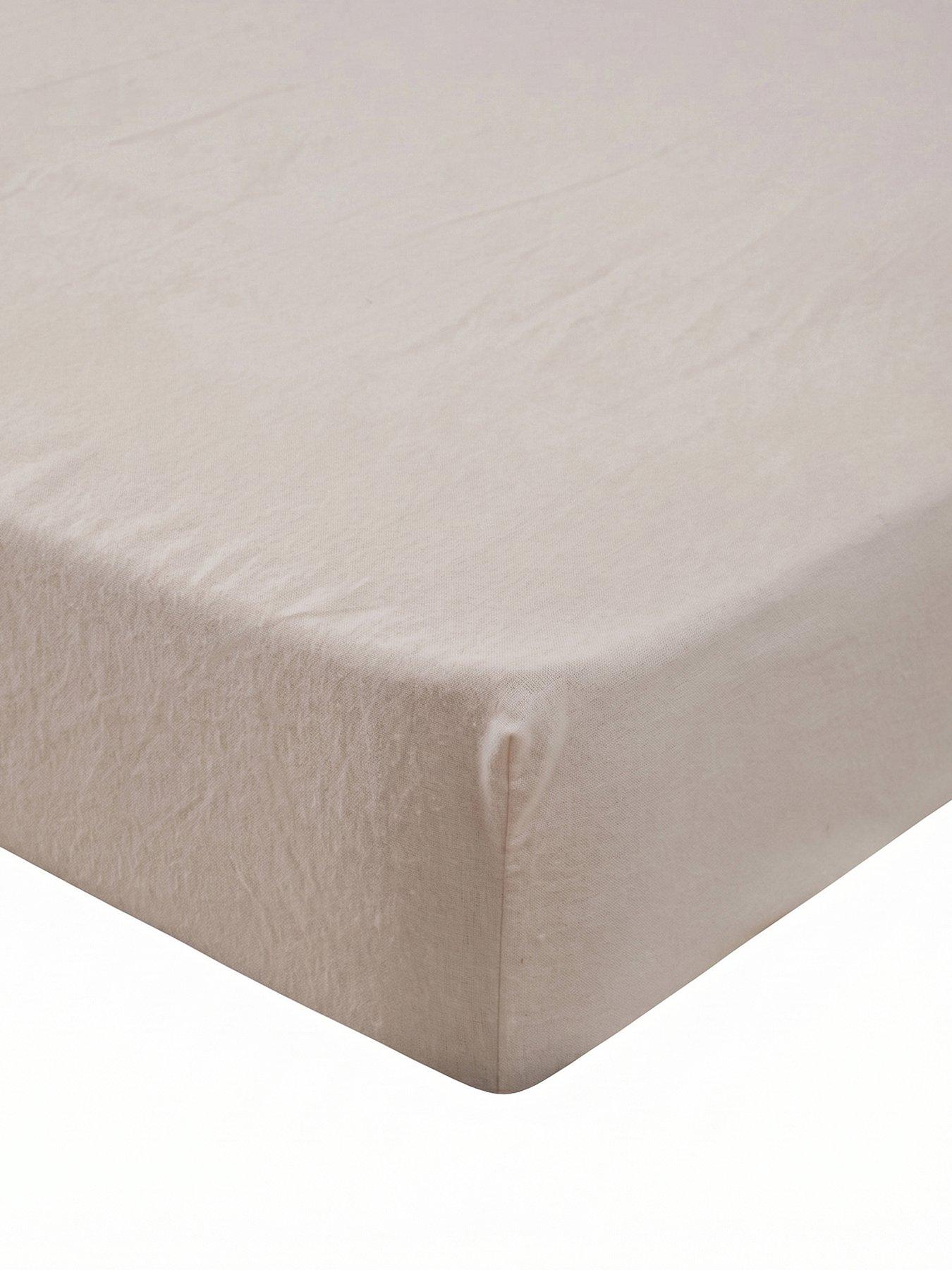 Image 2 of 5 of The Very Collection Brushed Cotton 28 cm Fitted Sheet