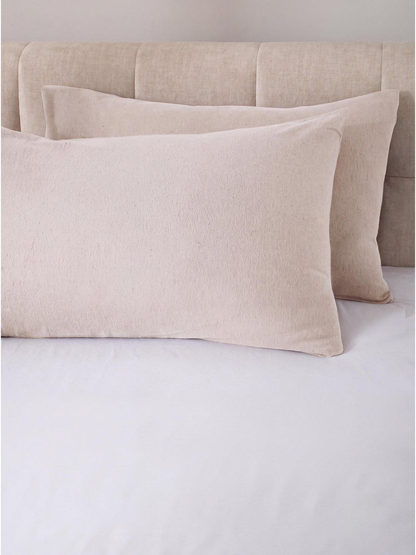 The Very Collection Brushed Cotton Pillowcase Pair