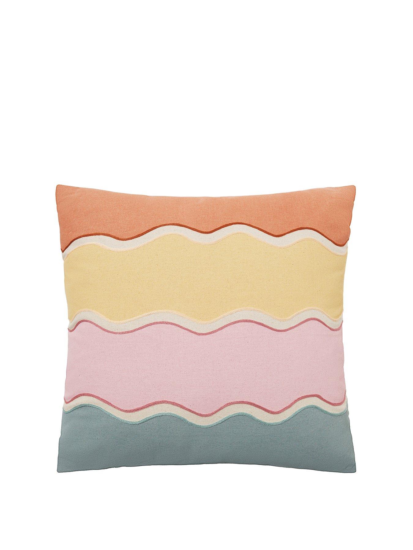 Image 2 of 5 of The Very Collection Palm Springs Wavy Stripe Cushion