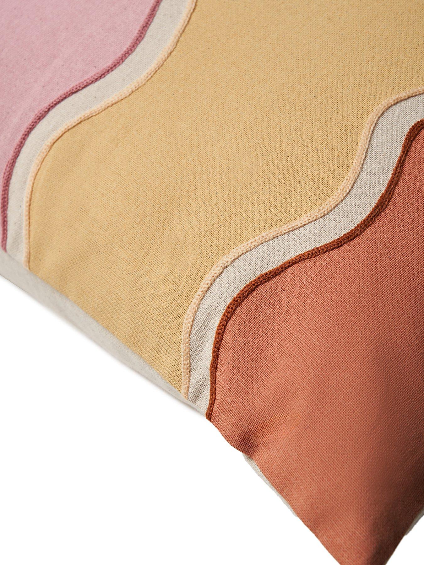 Image 5 of 5 of The Very Collection Palm Springs Wavy Stripe Cushion