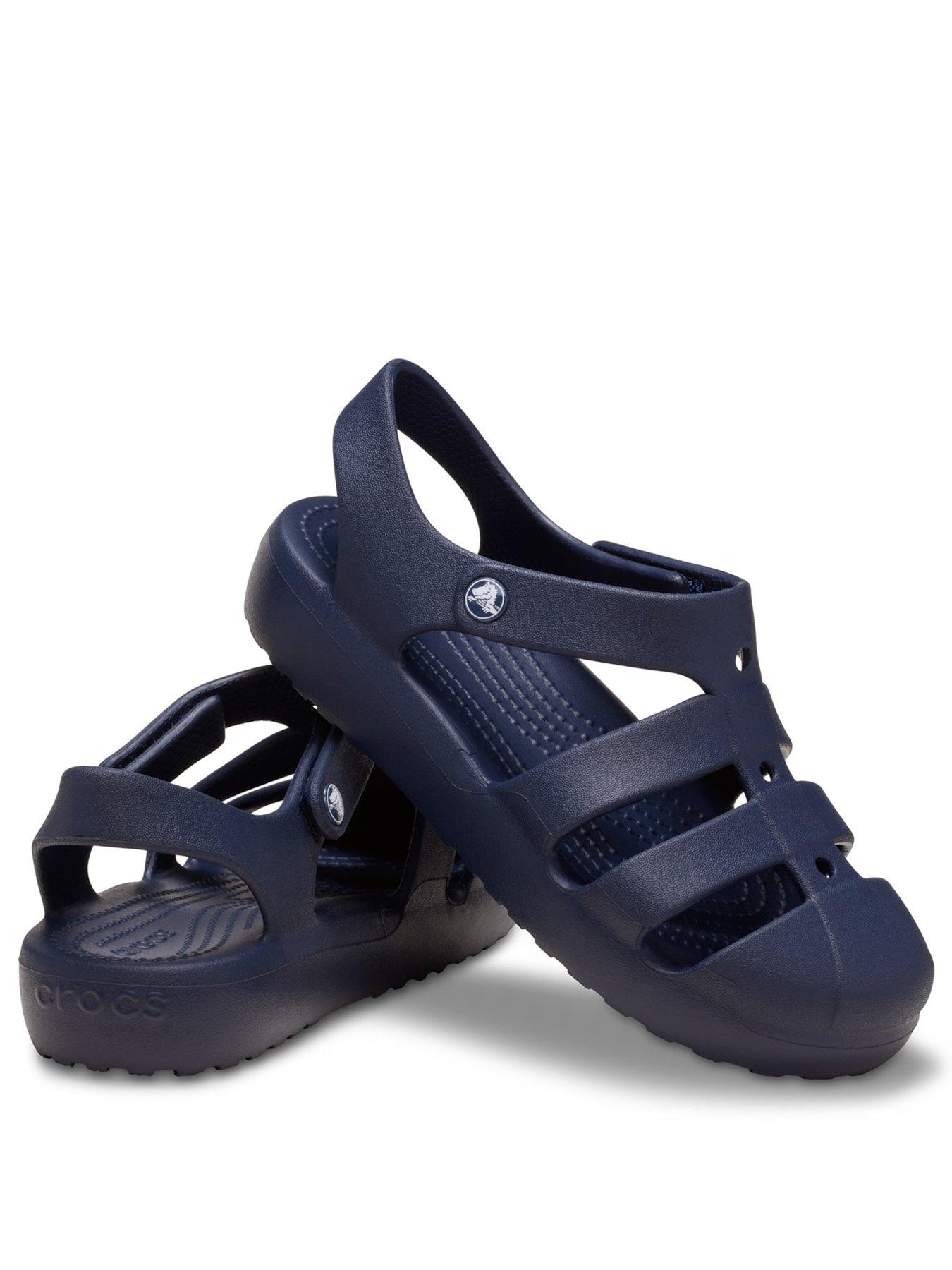 Image 2 of 6 of Crocs Toddler Classic Fisherman Sandal - Navy