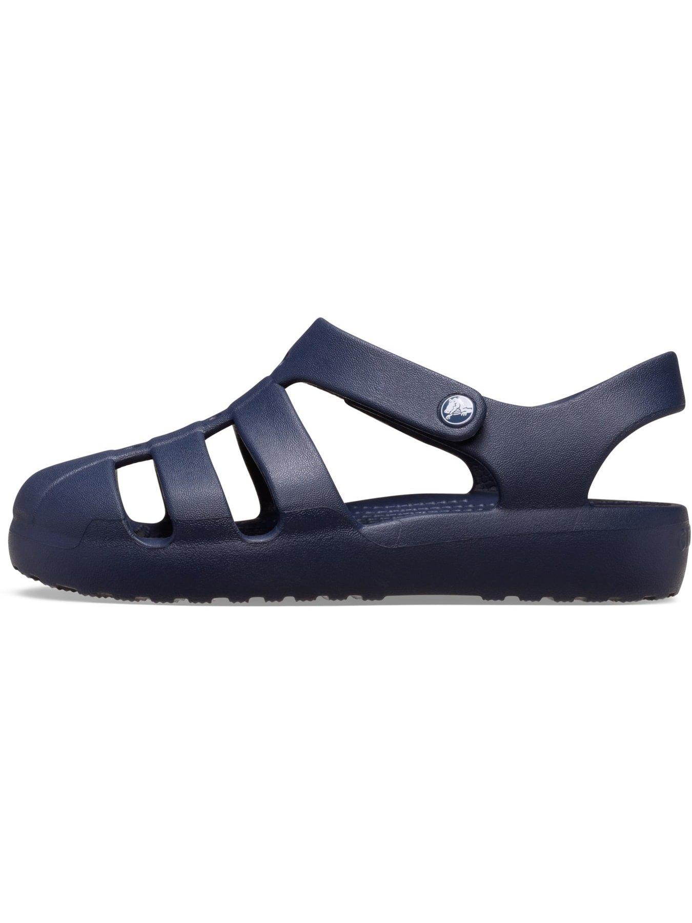 Image 6 of 6 of Crocs Toddler Classic Fisherman Sandal - Navy