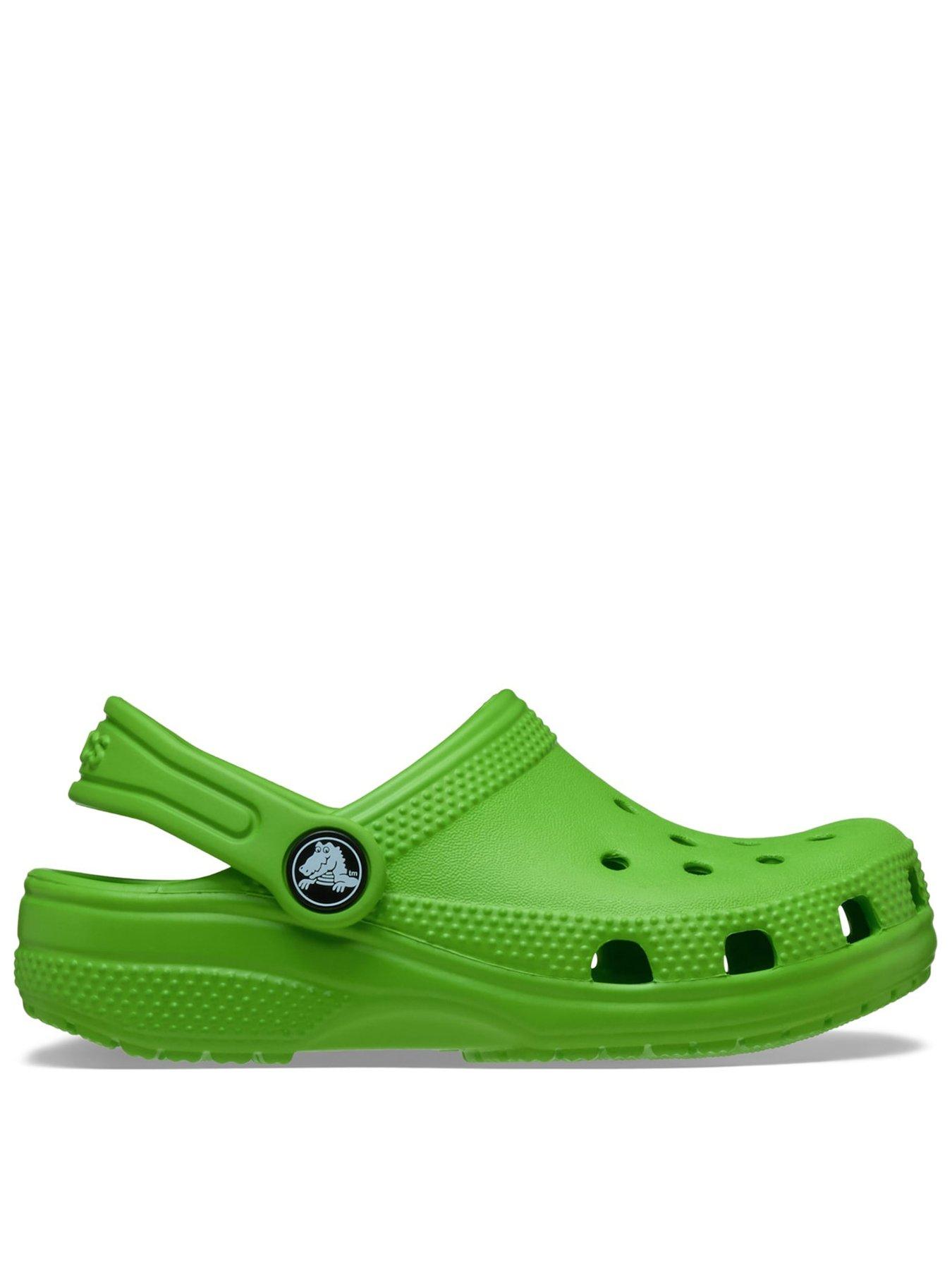 crocs-toddler-classic-clog-greenfront