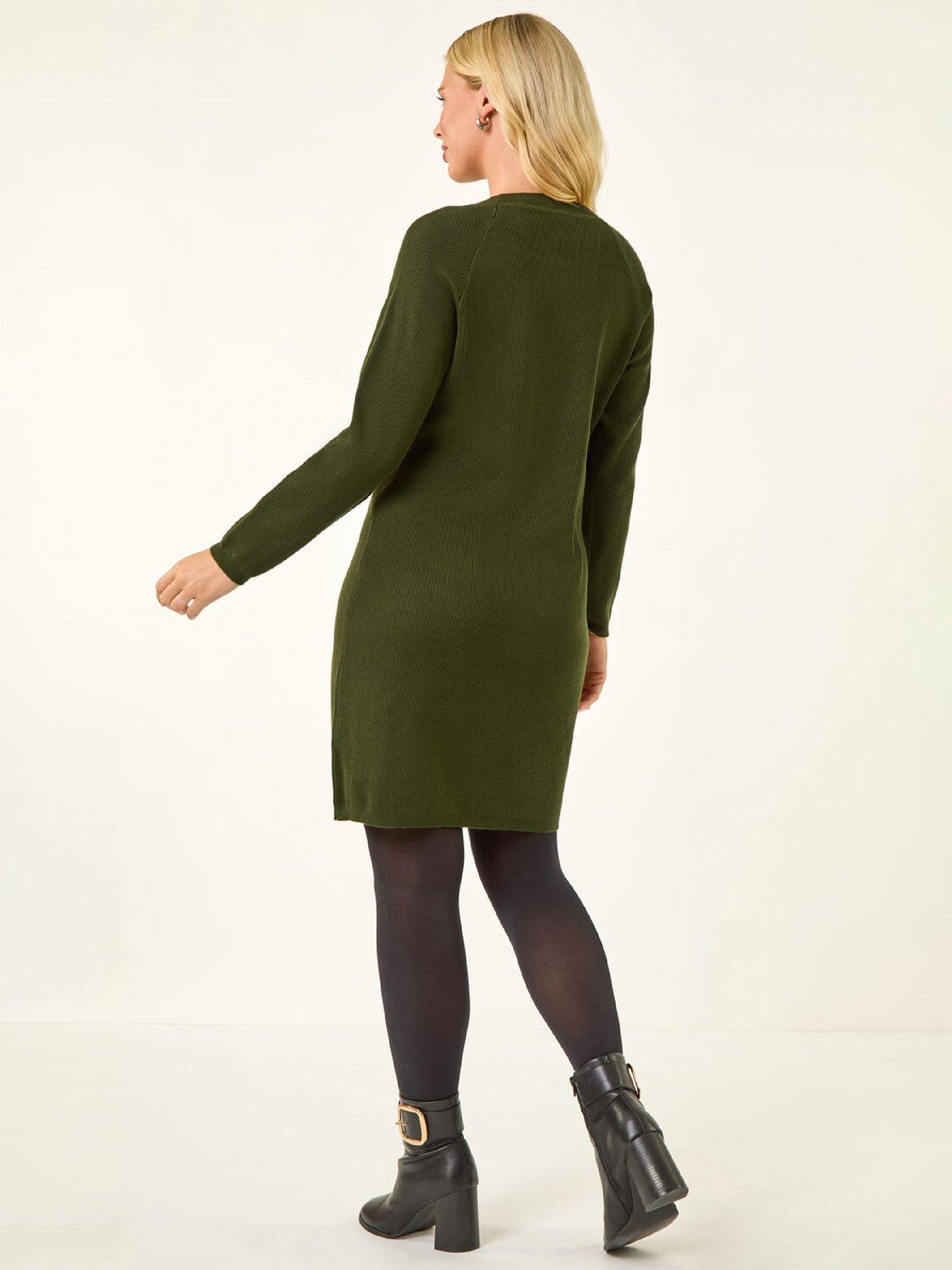 roman-petite-button-detail-knit-dressstillFront