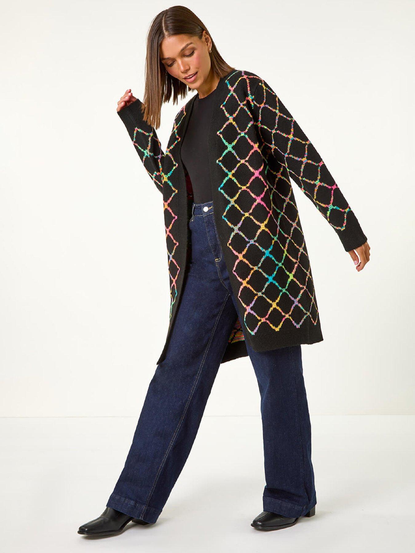 roman-longline-geometric-print-knit-cardiganback