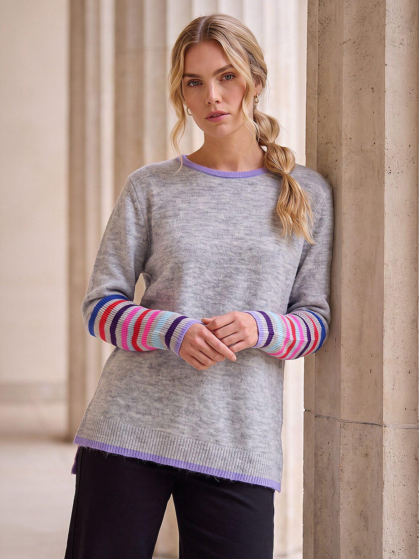 roman-contrast-stripe-detail-knit-jumper