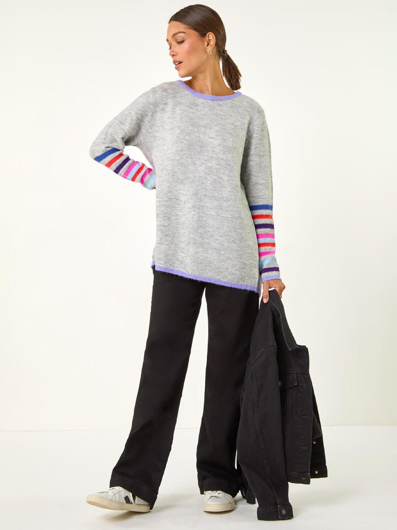 roman-contrast-stripe-detail-knit-jumperfront