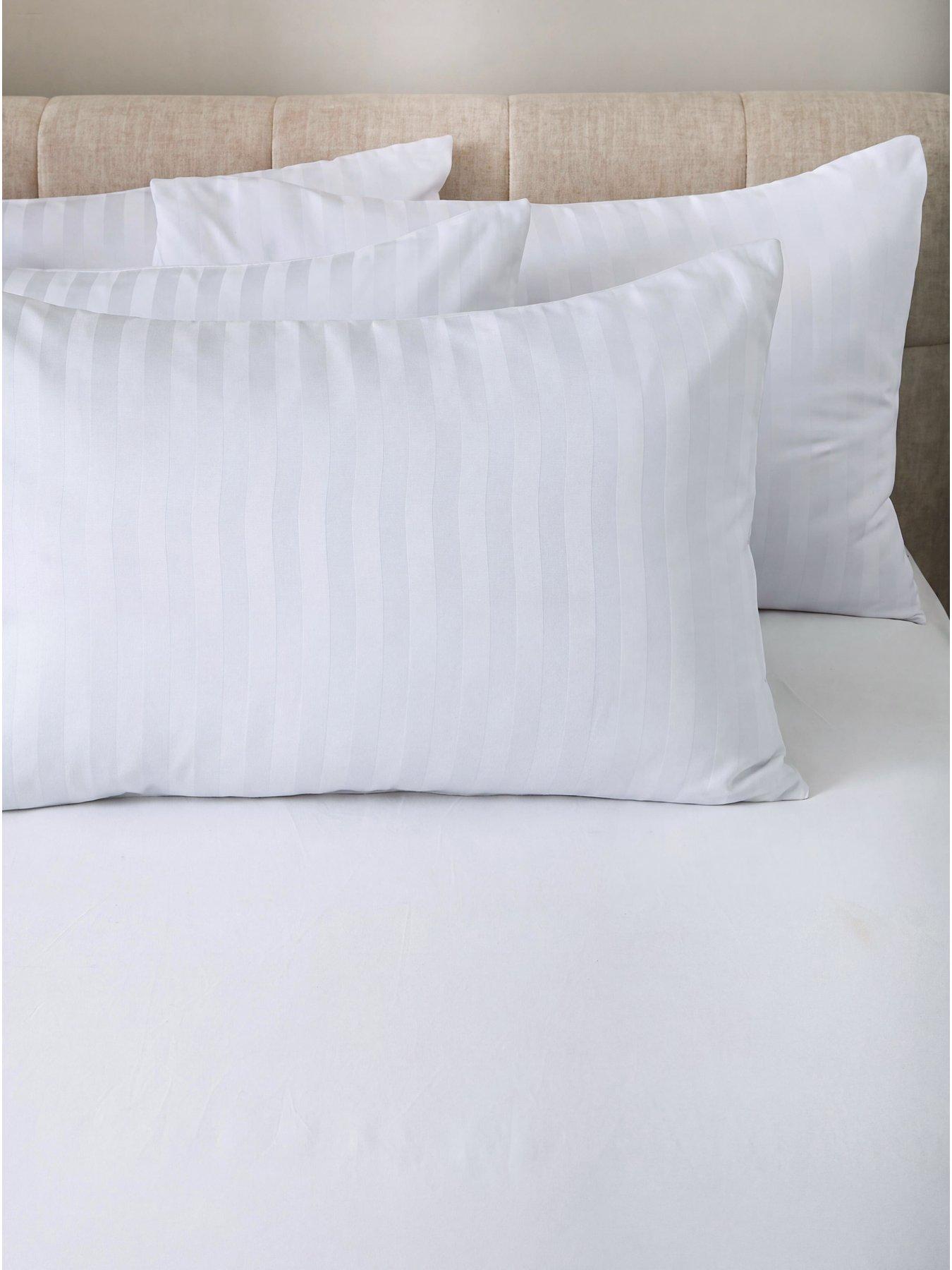 Image 1 of 4 of The Very Collection Super Soft Hotel Stripe 4 Pack Pillowcases