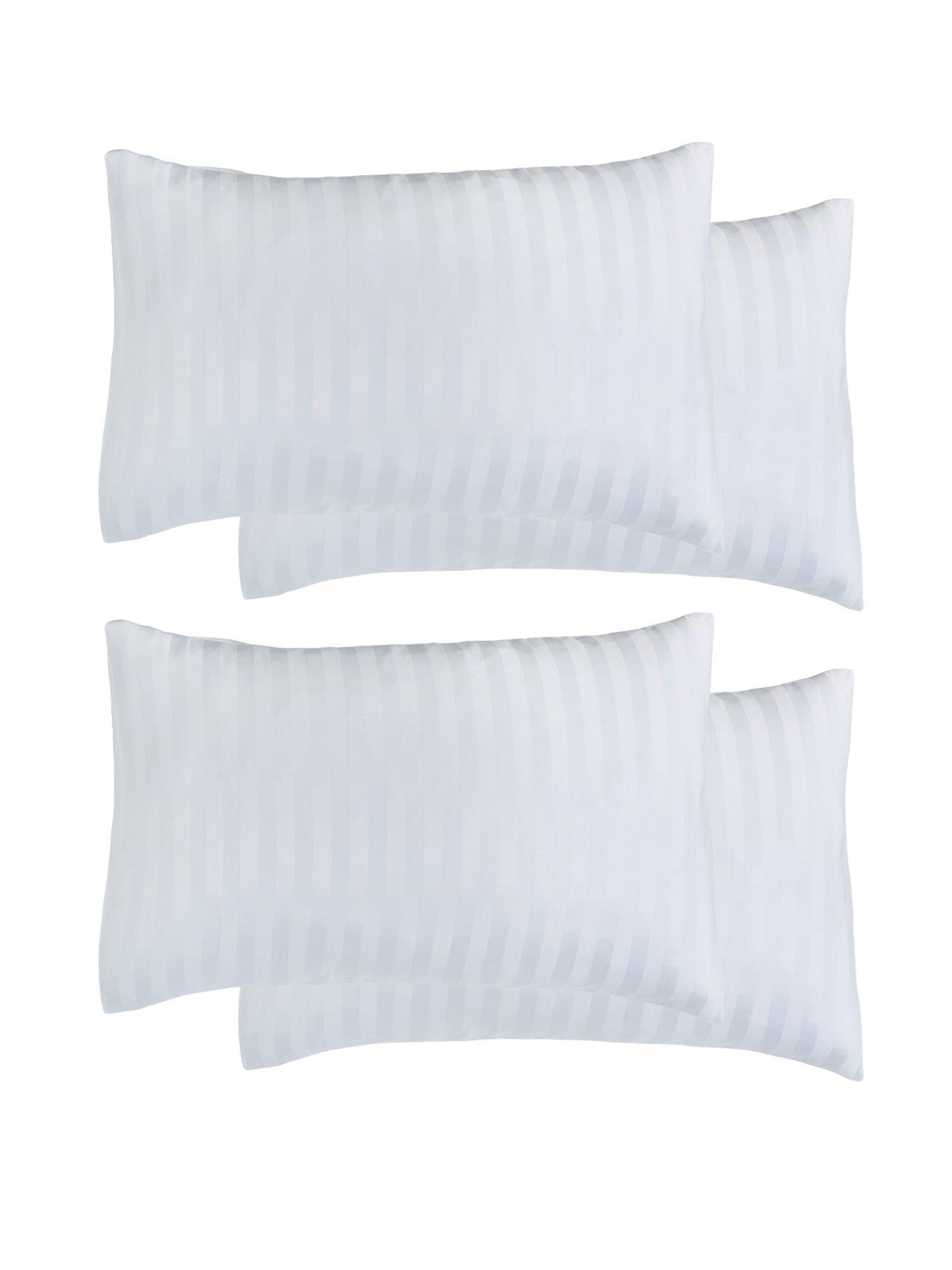 Image 2 of 4 of The Very Collection Super Soft Hotel Stripe 4 Pack Pillowcases